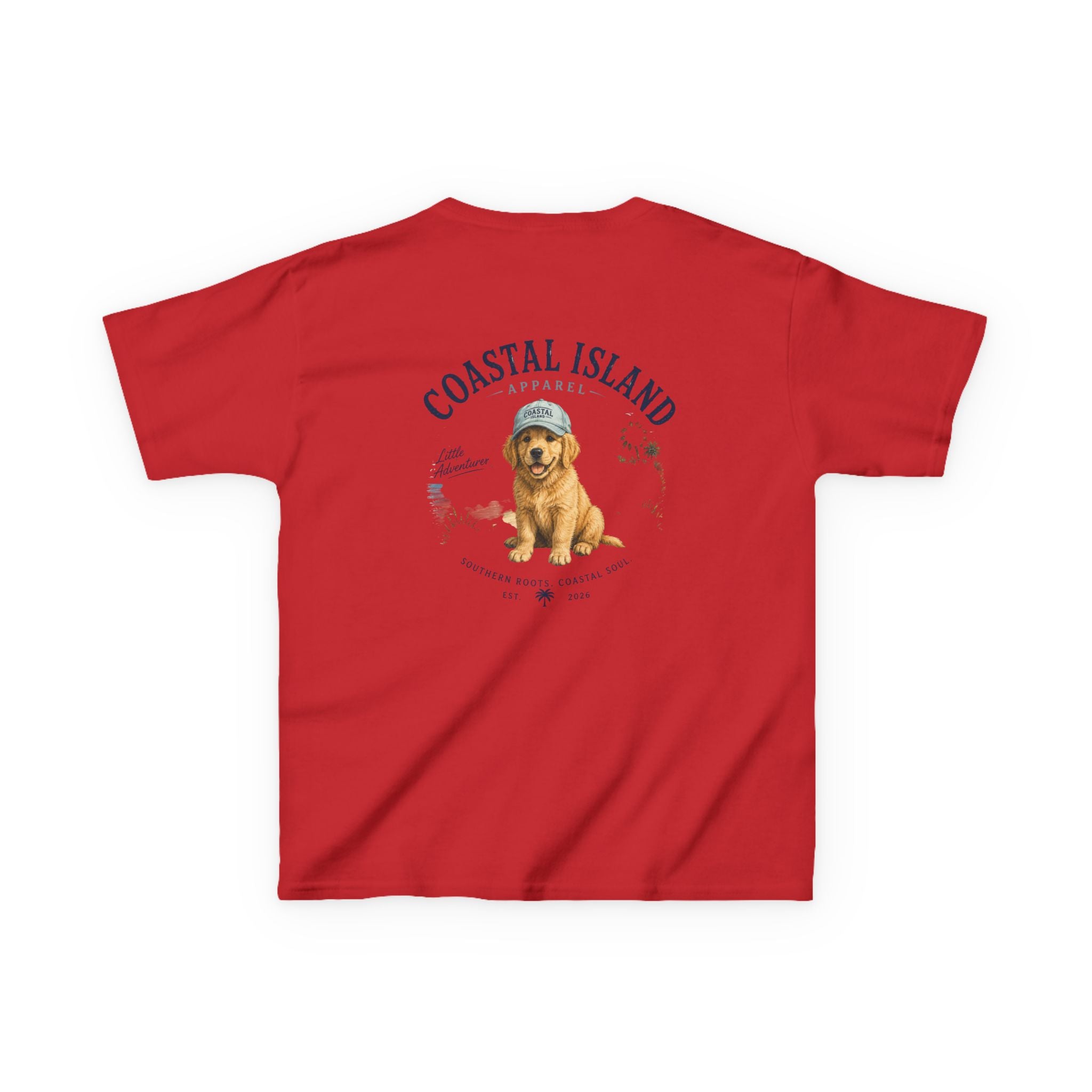 Kids T-Shirt — Coastal Island Puppies Graphic Tee
