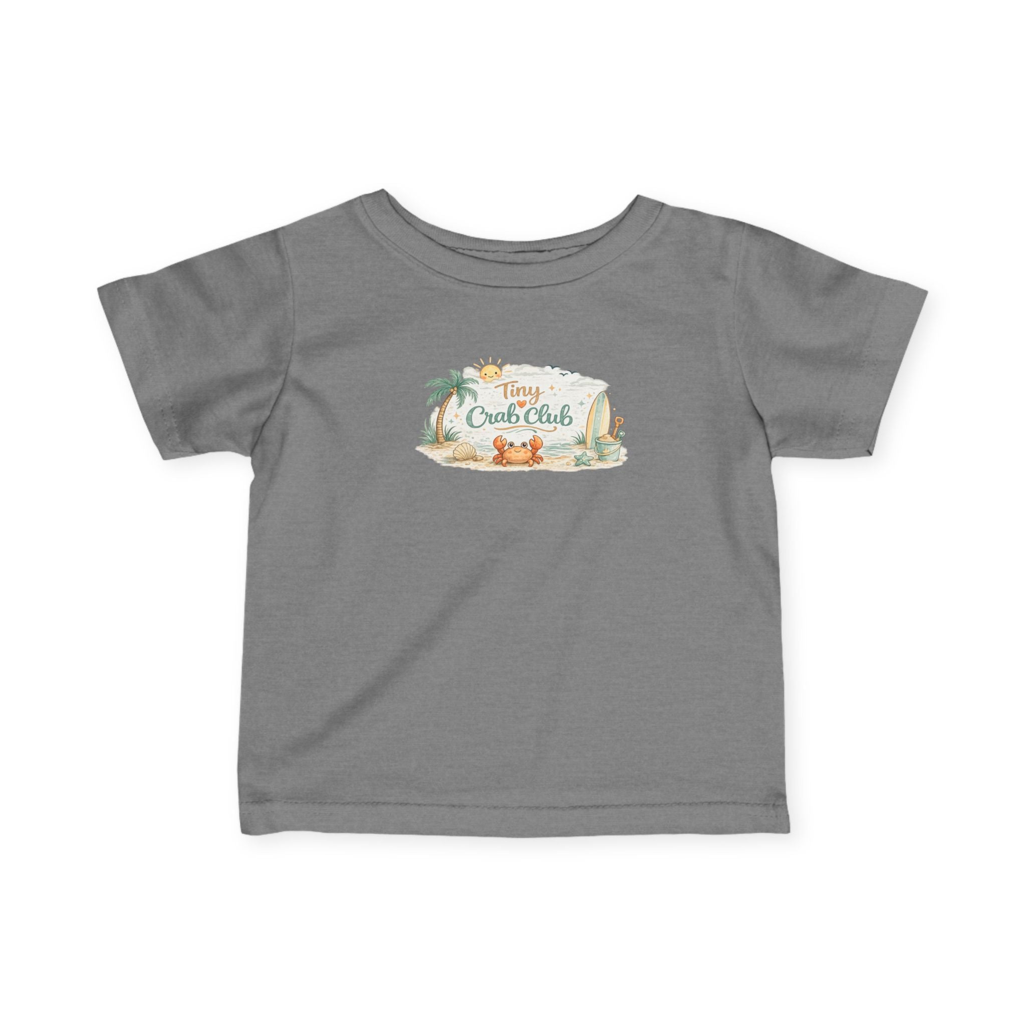 Infant Tee — Tiny Crab Club Beach Baby Shirt