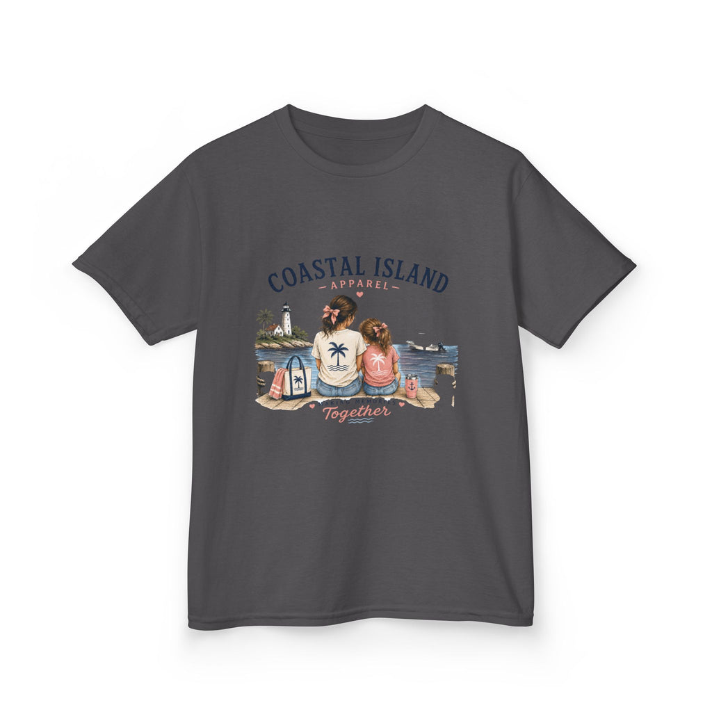Coastal Island Kids Tee – Mom and Daughter Beach Graphic Shirt