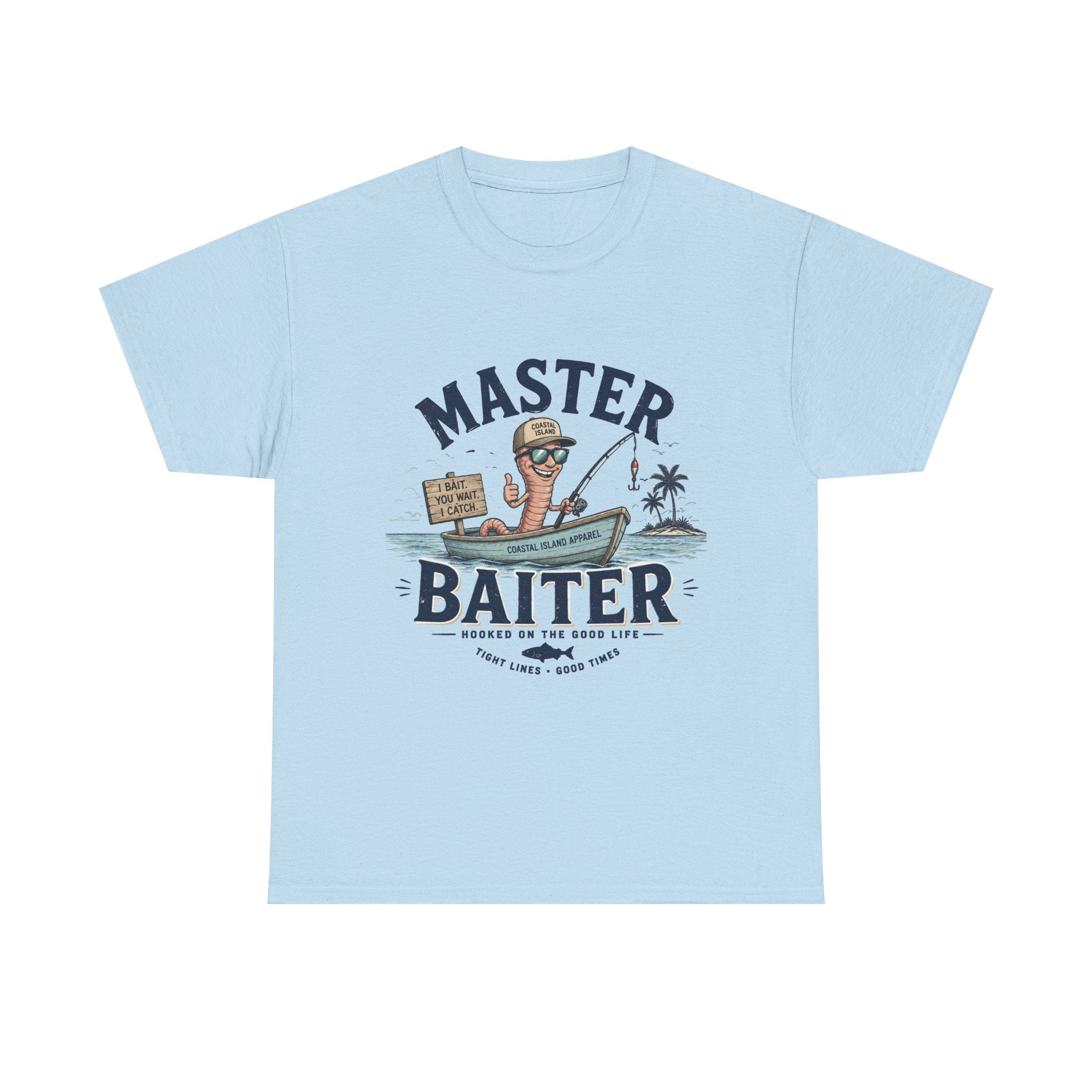 Master Baiter Fishing T-Shirt – Funny Fisherman Graphic Tee