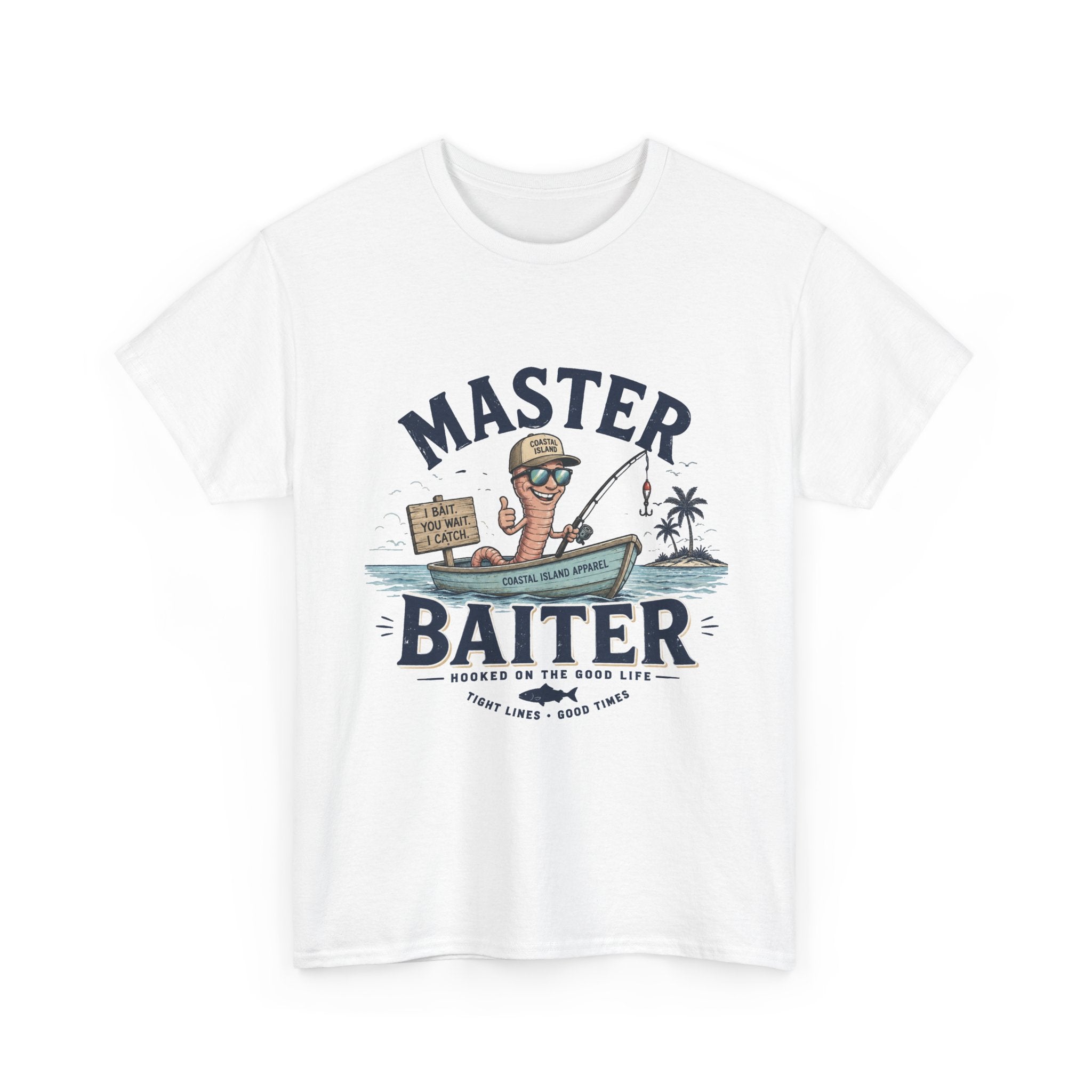 Master Baiter Fishing T-Shirt – Funny Fisherman Graphic Tee