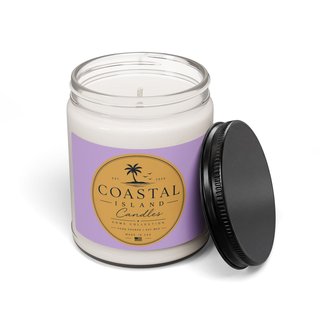 Coastal Island Scented Soy Candle 9oz – Tropical Palm Beach Scent