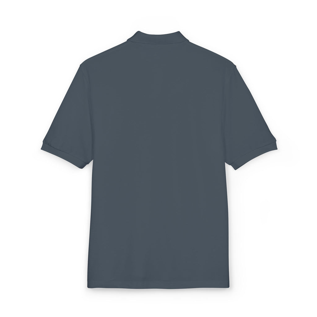 Embroidered Floral Polo Shirt — Subtle Chest Bloom Logo