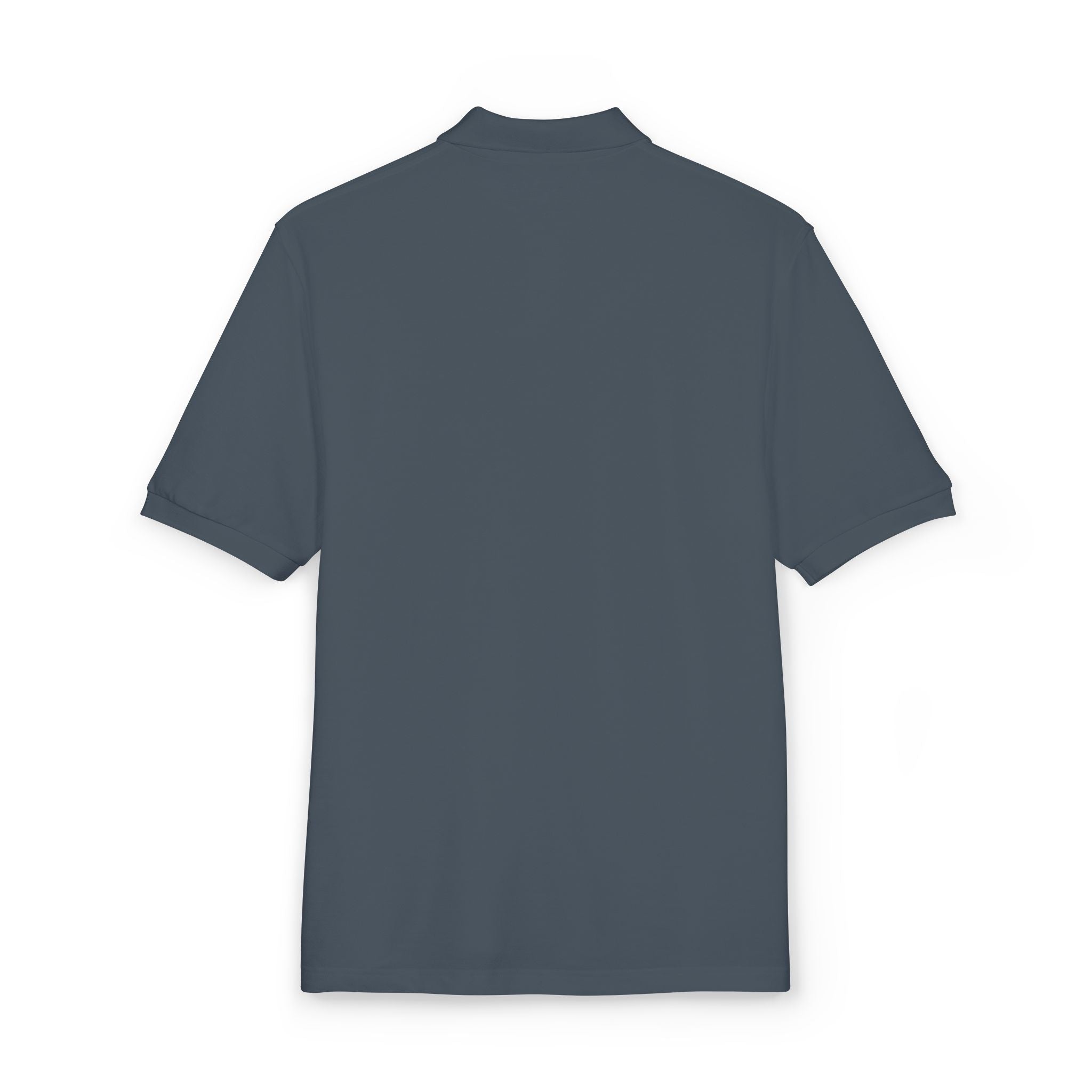 Embroidered Floral Polo Shirt — Subtle Chest Bloom Logo