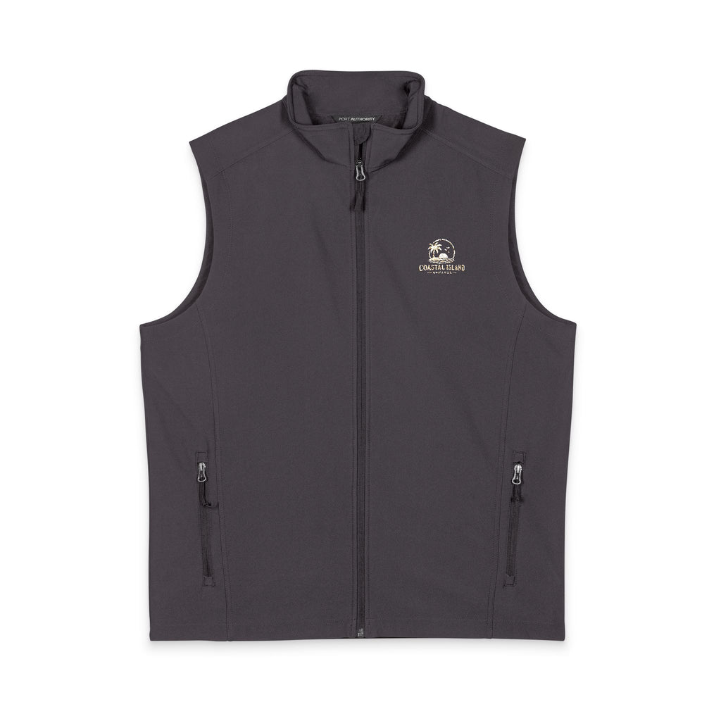 Embroidered Golf Icon Soft Shell Vest
