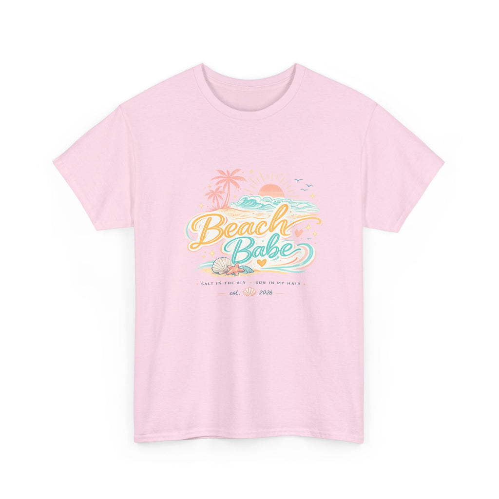 Beach Babe T-Shirt — Pastel Tropical Summer Tee