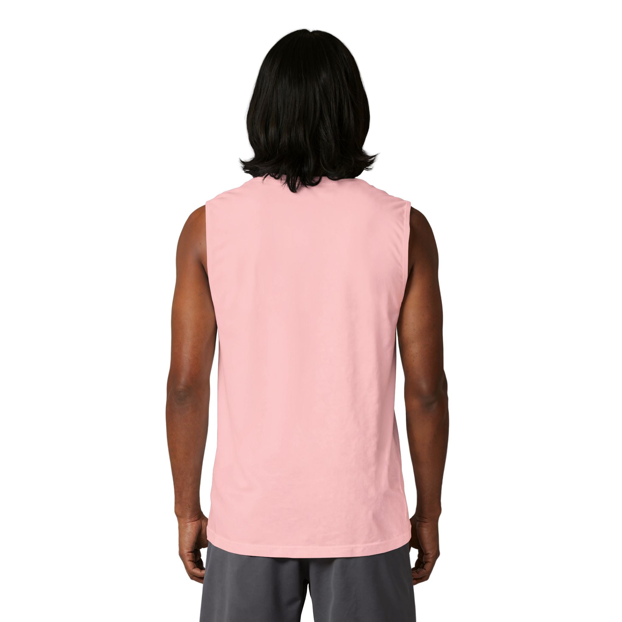 Coastal Island Muscle Tank — Minimal Beach Logo Tank Top
