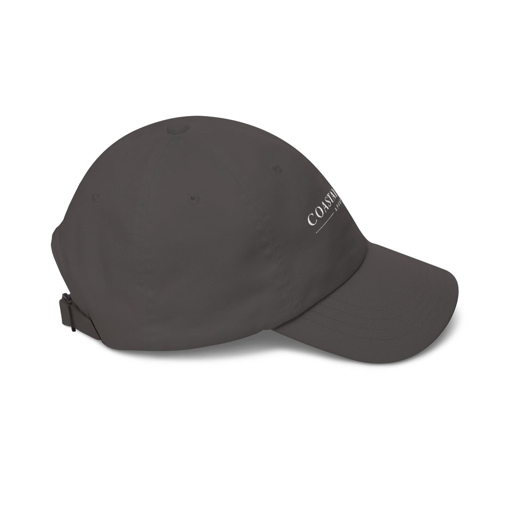 Coastal Island Apparel embroidered logo Dad Cap | white baseball hat