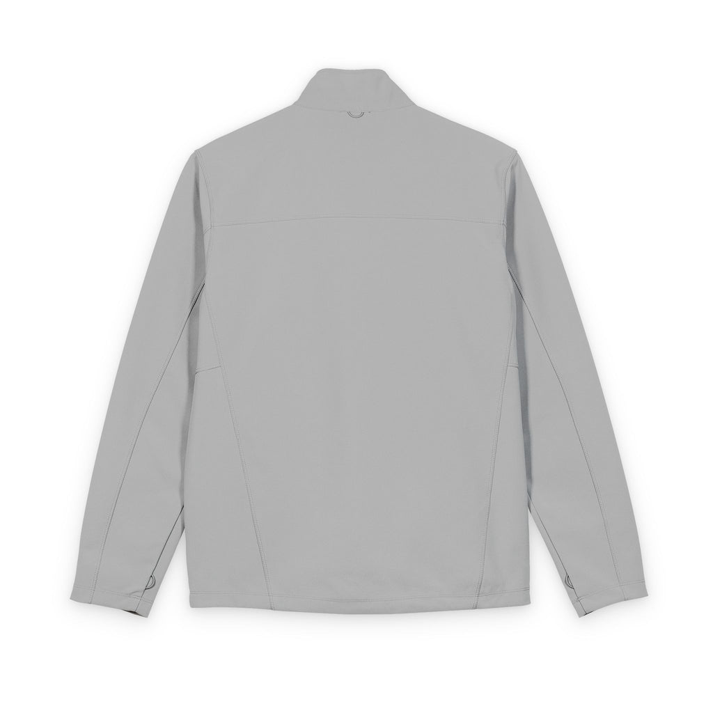 Men's Soft Shell Jacket with Small Chest Logo — Lightweight Water-Resistant Outerwear