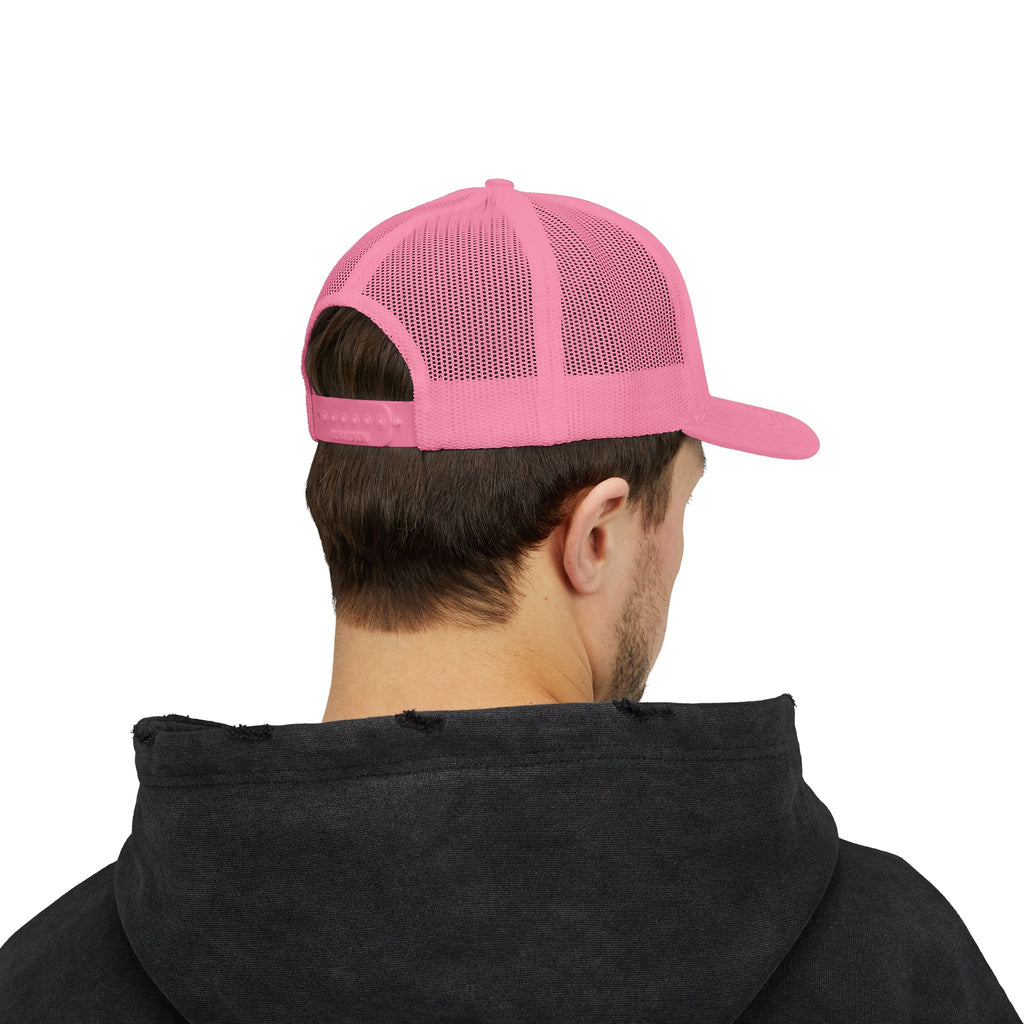 Coastal Island Trucker Cap — Vintage Duck Logo Snapback Hat
