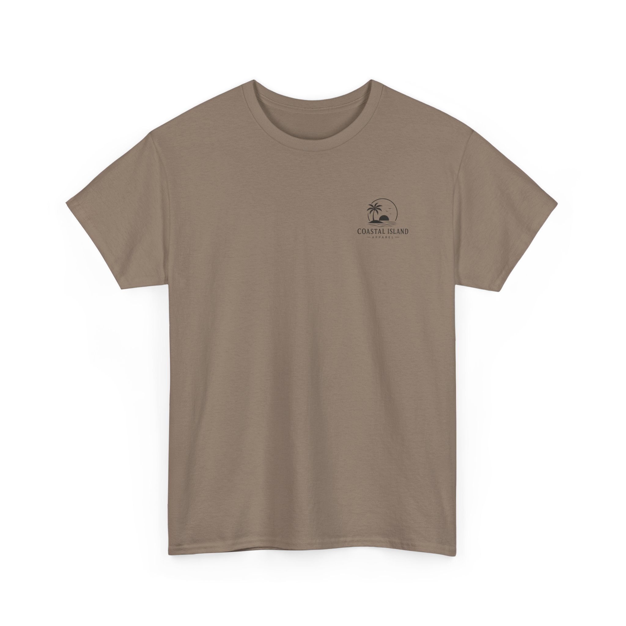 Coastal Island Vintage Car Sunset T-Shirt | Beach Palm Graphic Tee