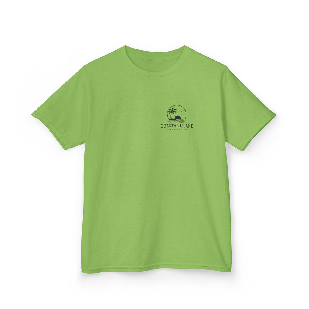 Coastal Kid Kids Tee — Vintage Sea Turtle Beach Shirt