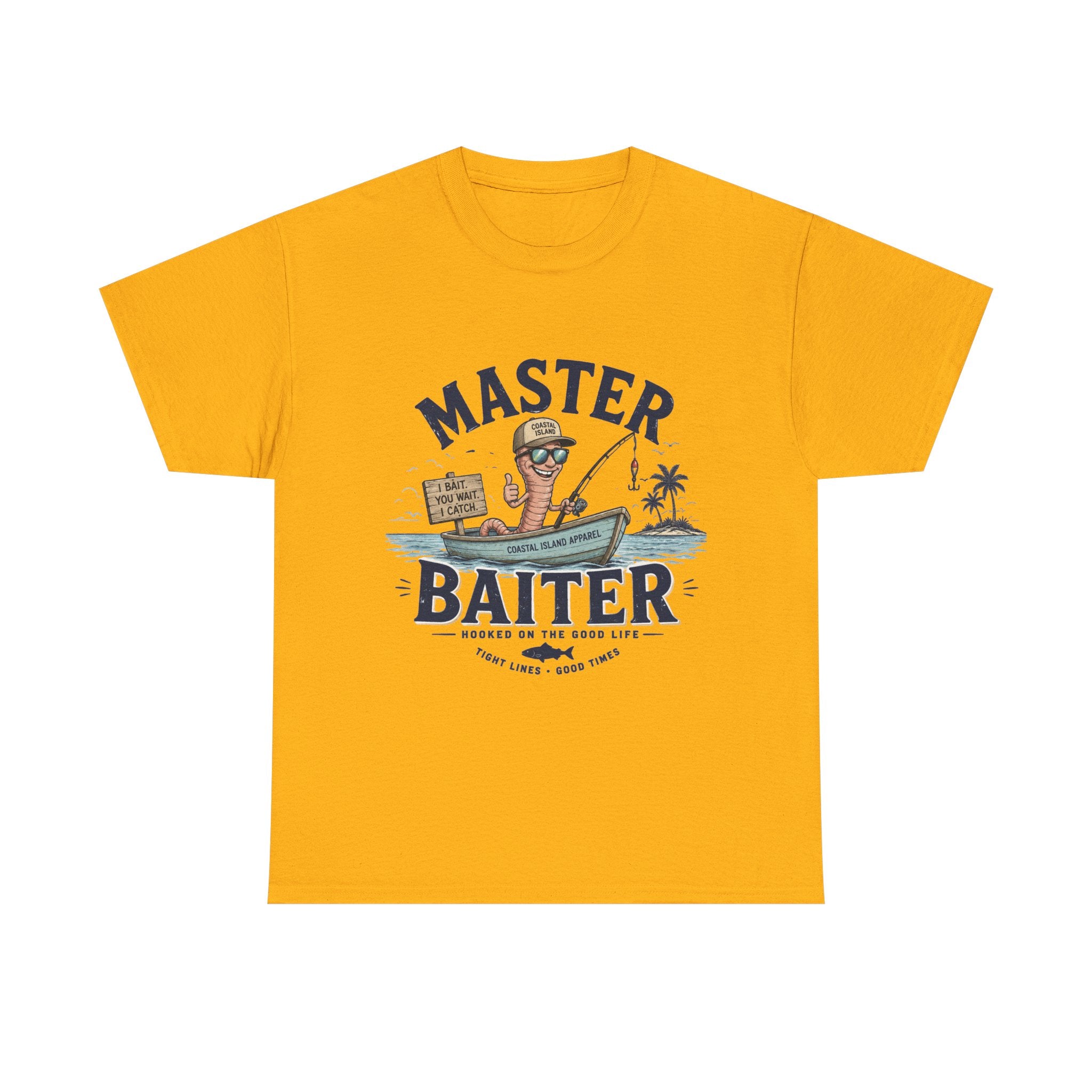 Master Baiter Fishing T-Shirt – Funny Fisherman Graphic Tee
