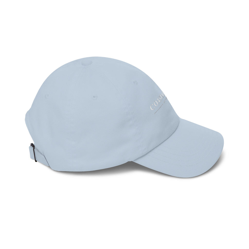 Coastal Island Apparel embroidered logo Dad Cap | white baseball hat