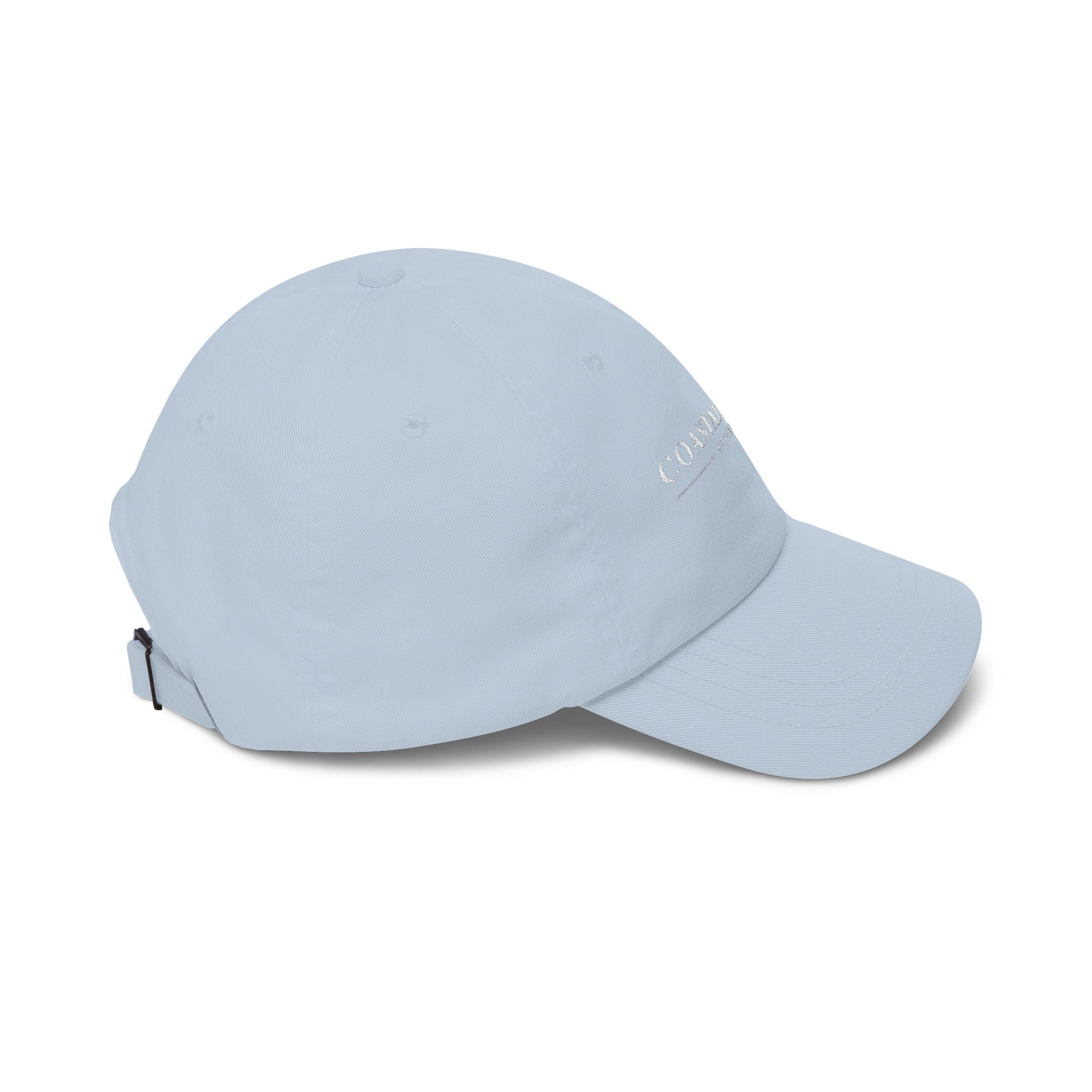 Coastal Island Apparel embroidered logo Dad Cap | white baseball hat
