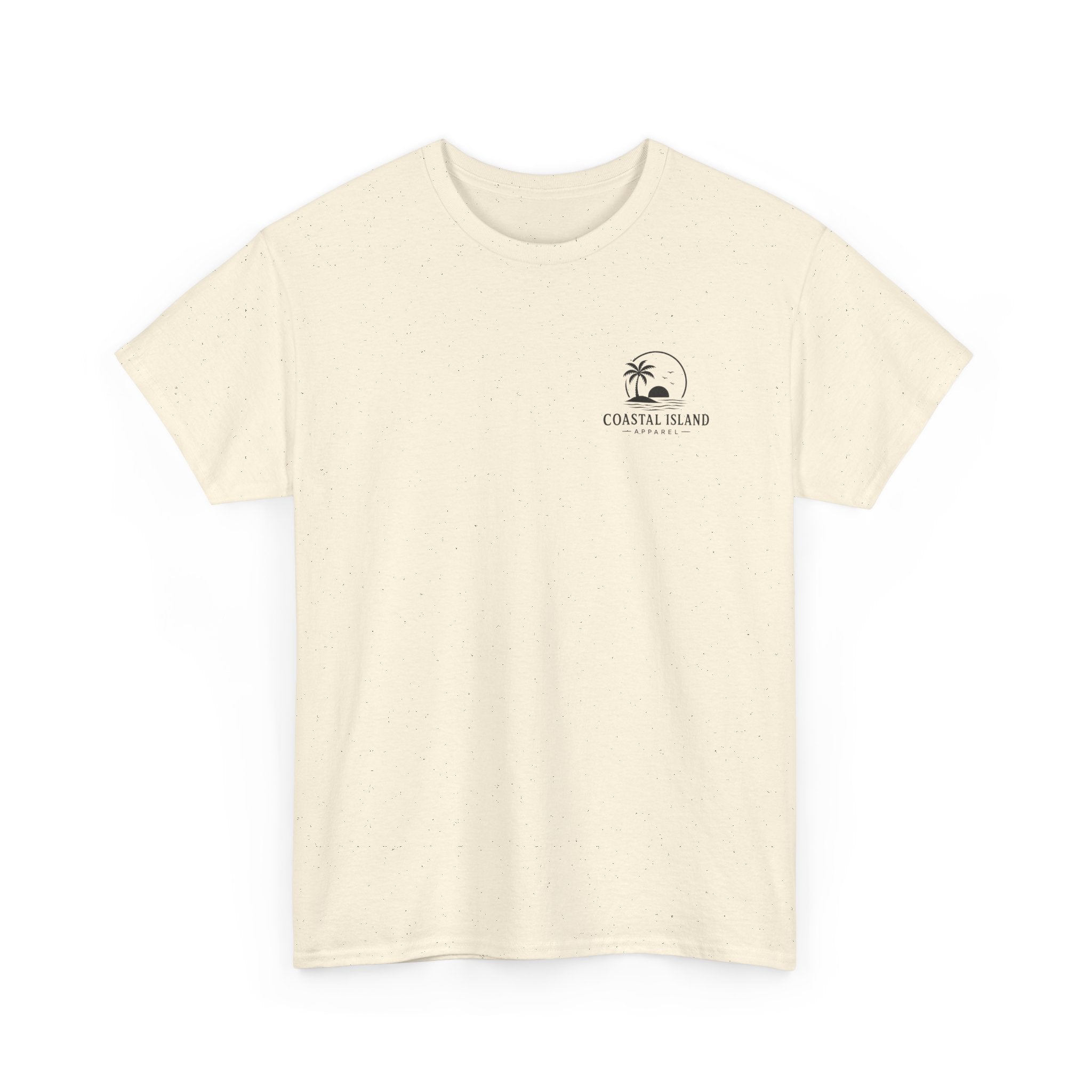 Coastal Vibes Tee — 'Coastal Island' Palm Logo T‑Shirt