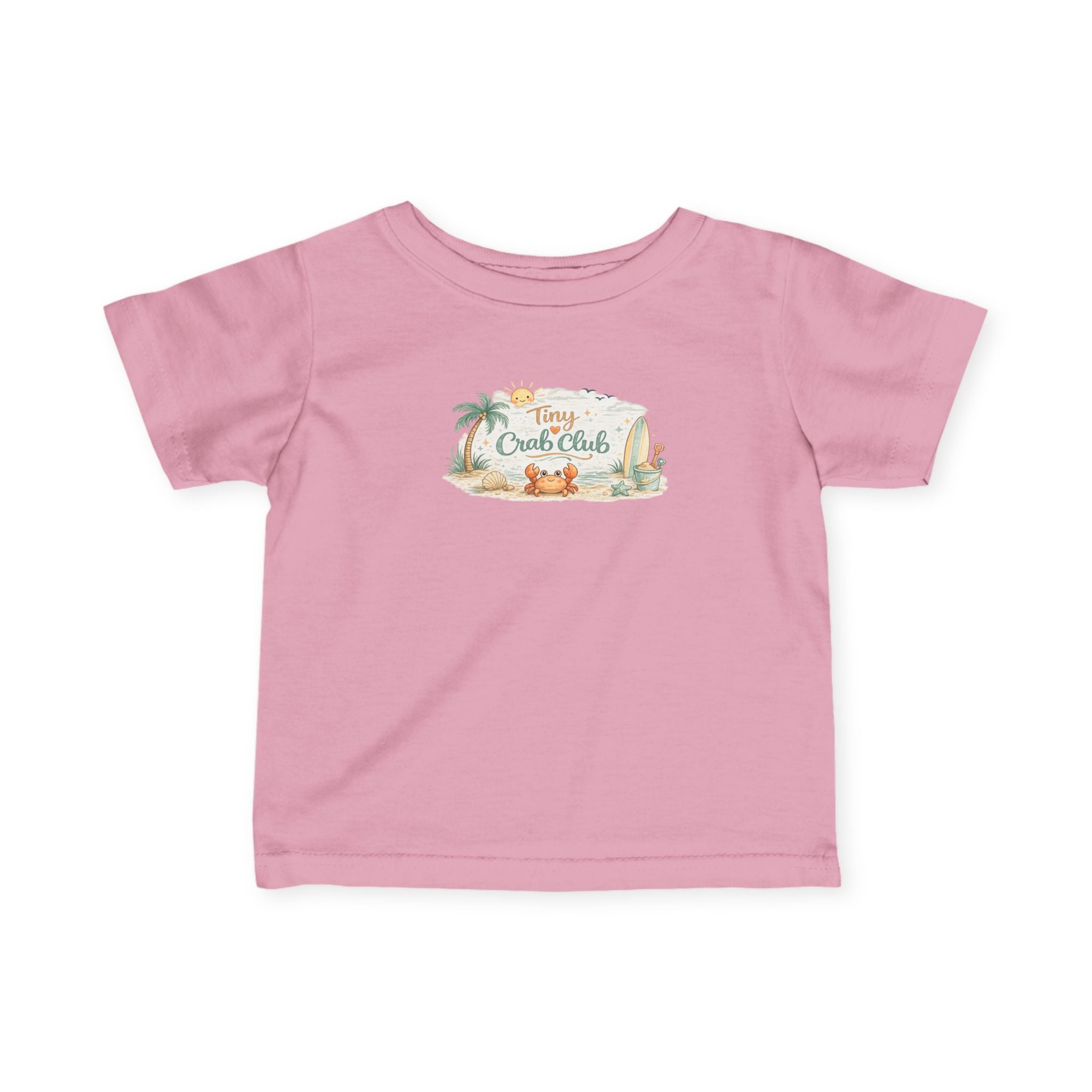 Infant Tee — Tiny Crab Club Beach Baby Shirt