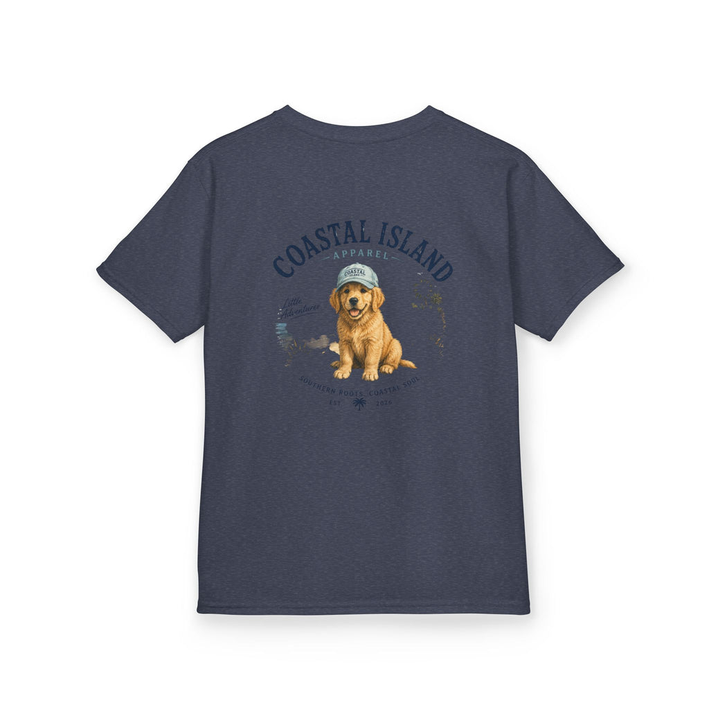 Kids T-Shirt — Coastal Island Puppies Graphic Tee