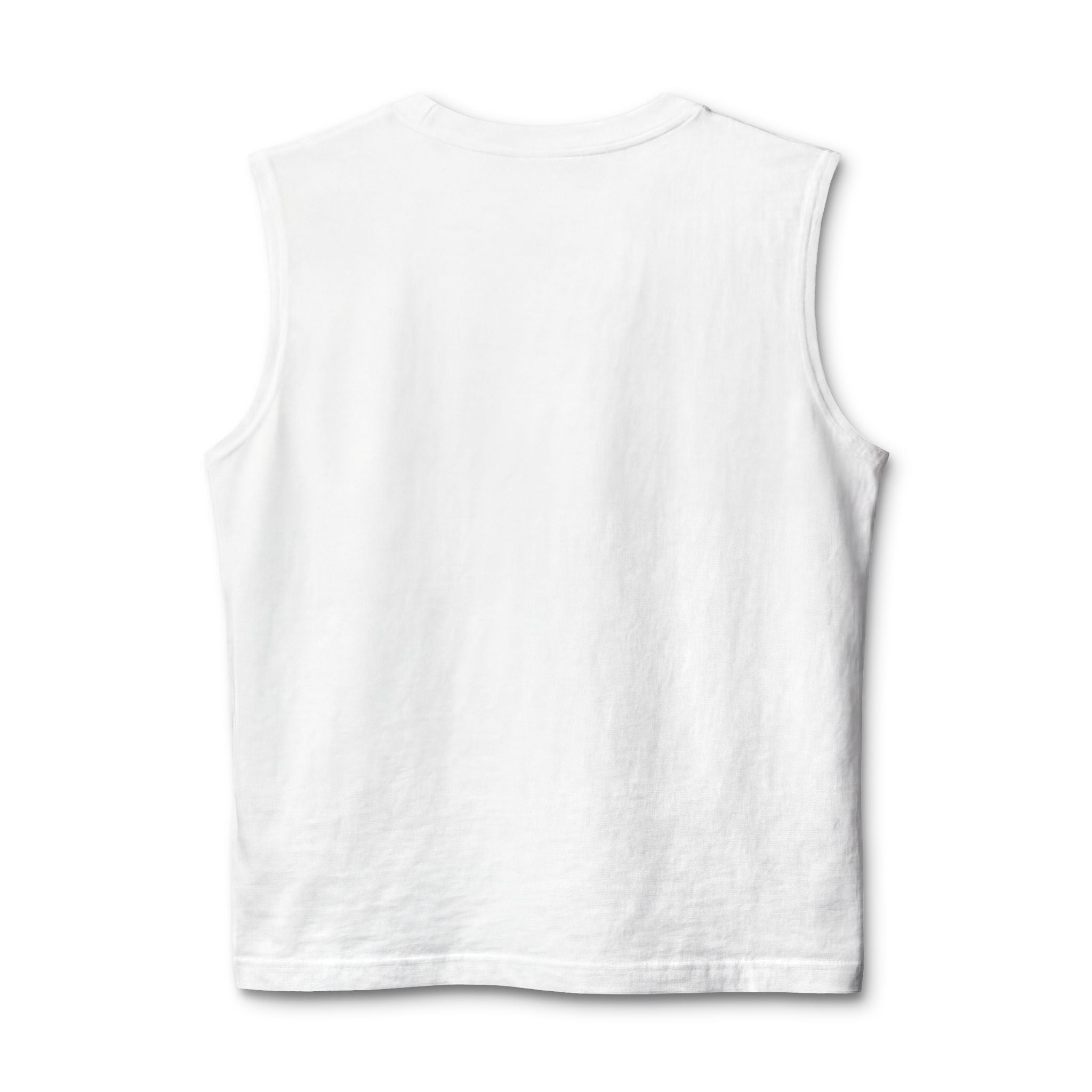 Coastal Island Muscle Tank — Minimal Beach Logo Tank Top