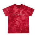 Coastal Island Crystal Tie-Dye Tee — Blue Marble Graphic T-Shirt