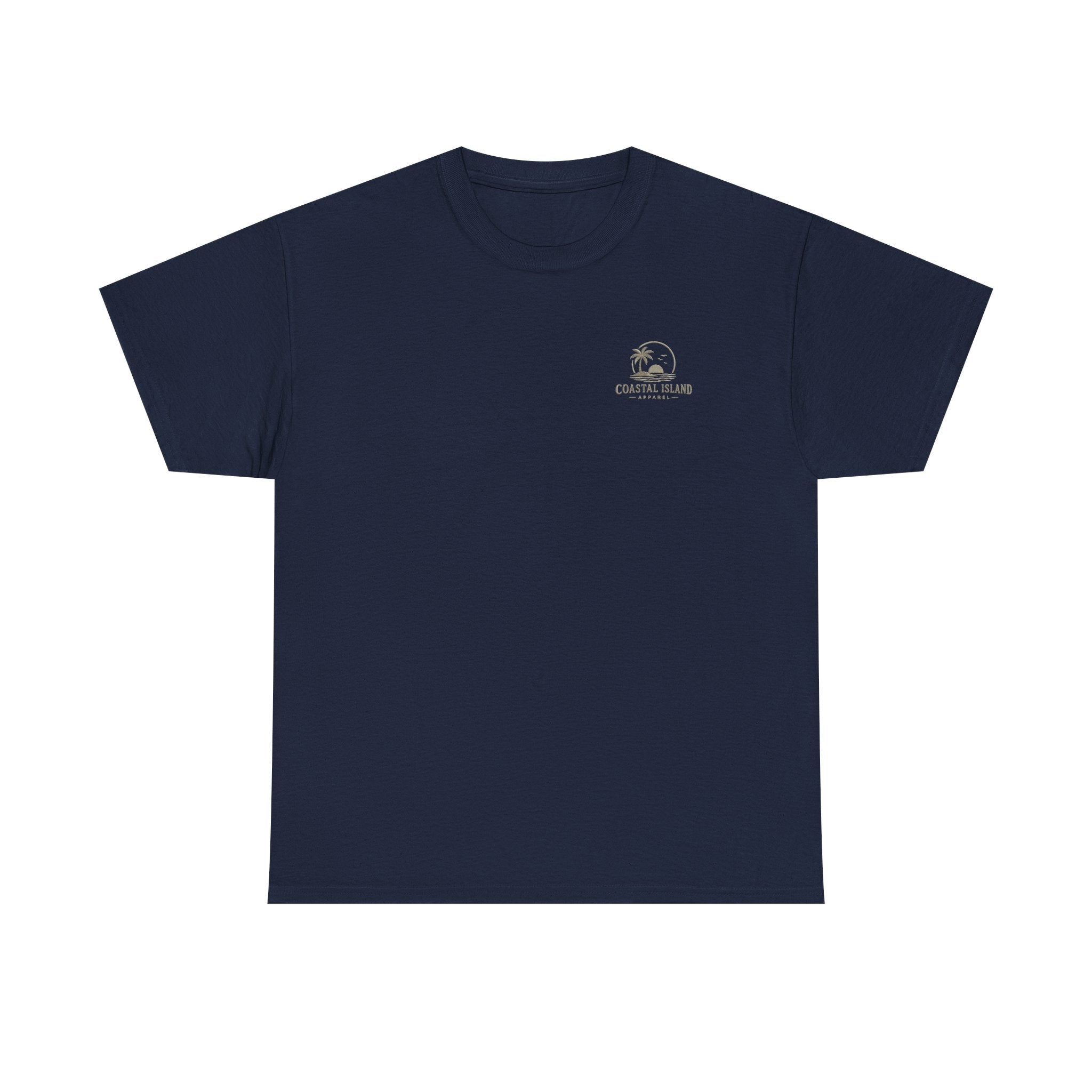 Coastal Island Vintage Car Sunset T-Shirt | Beach Palm Graphic Tee
