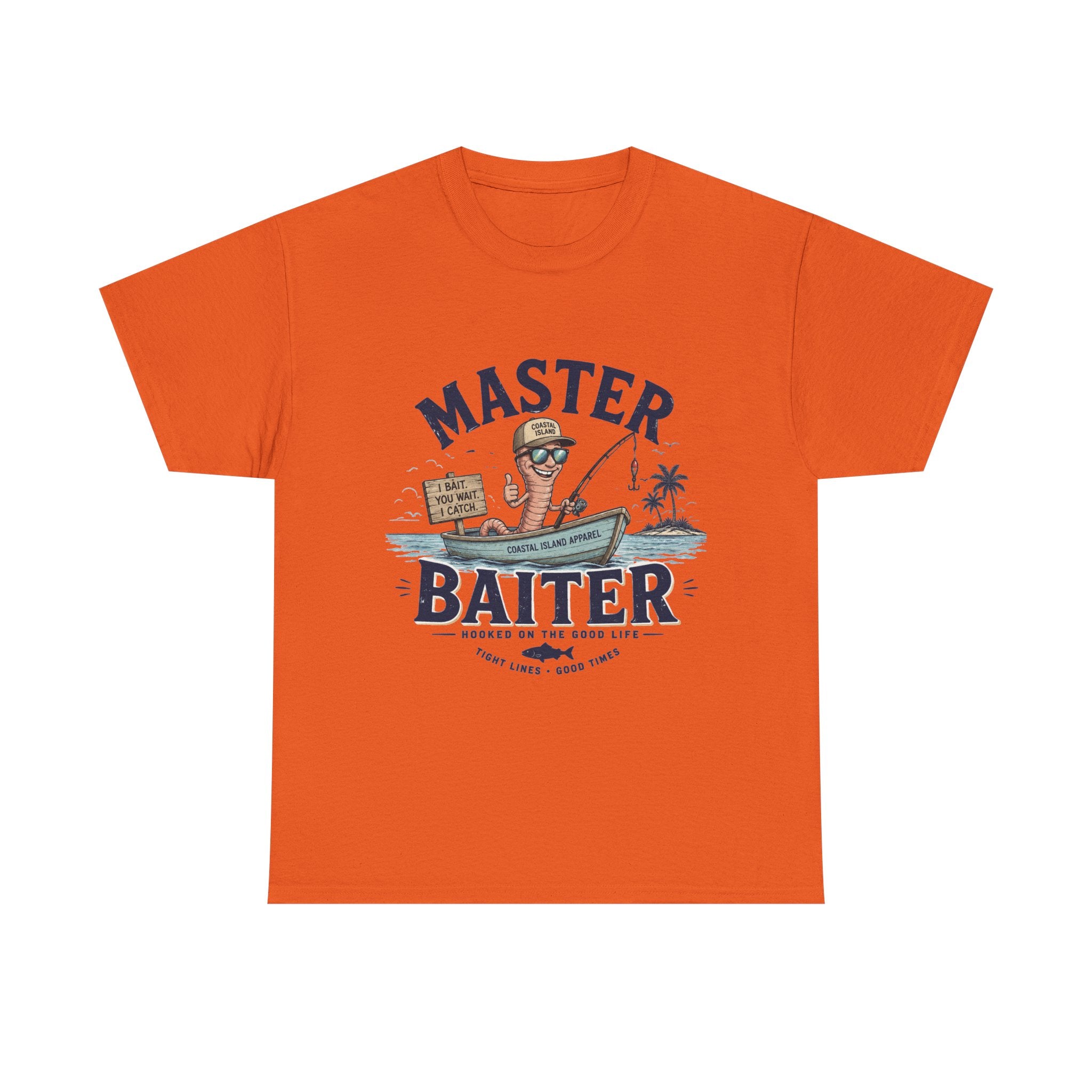 Master Baiter Fishing T-Shirt – Funny Fisherman Graphic Tee