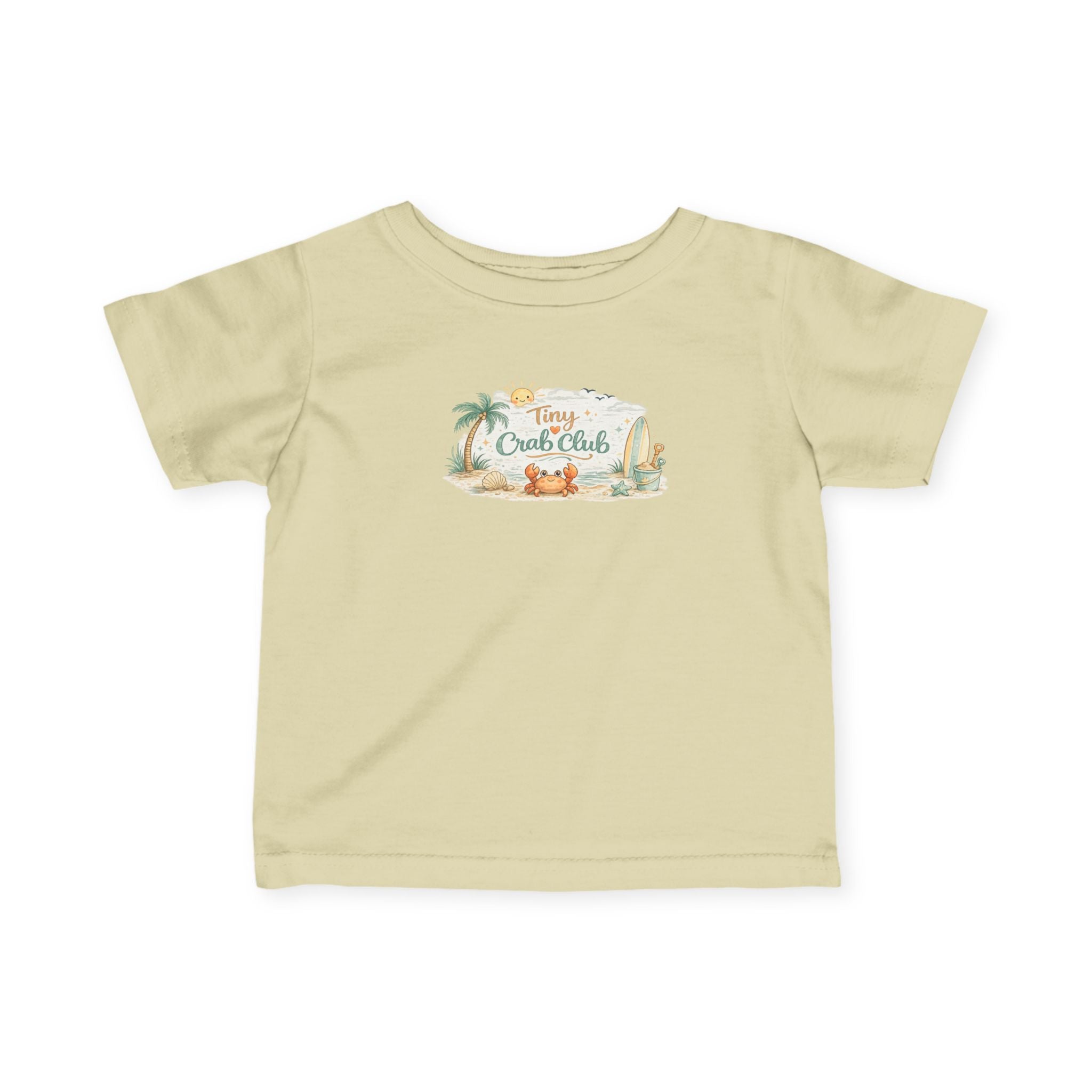 Infant Tee — Tiny Crab Club Beach Baby Shirt
