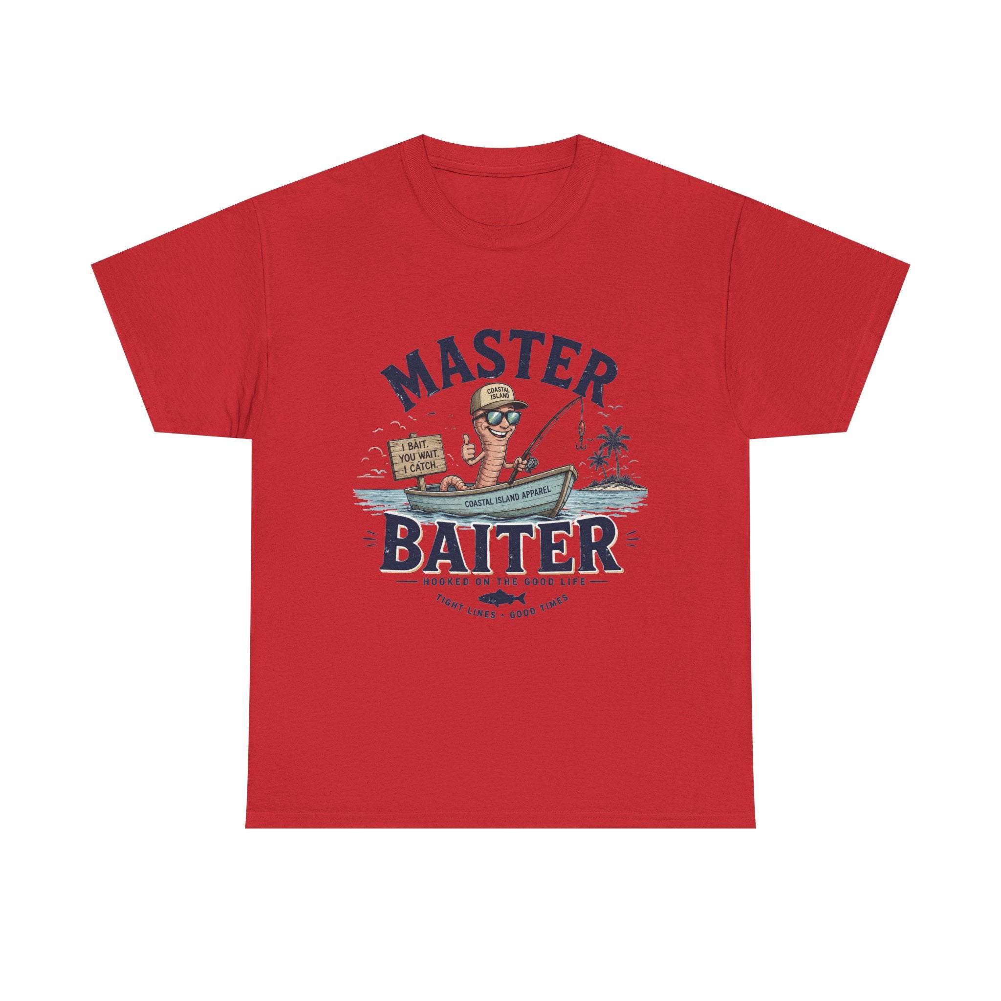 Master Baiter Fishing T-Shirt – Funny Fisherman Graphic Tee