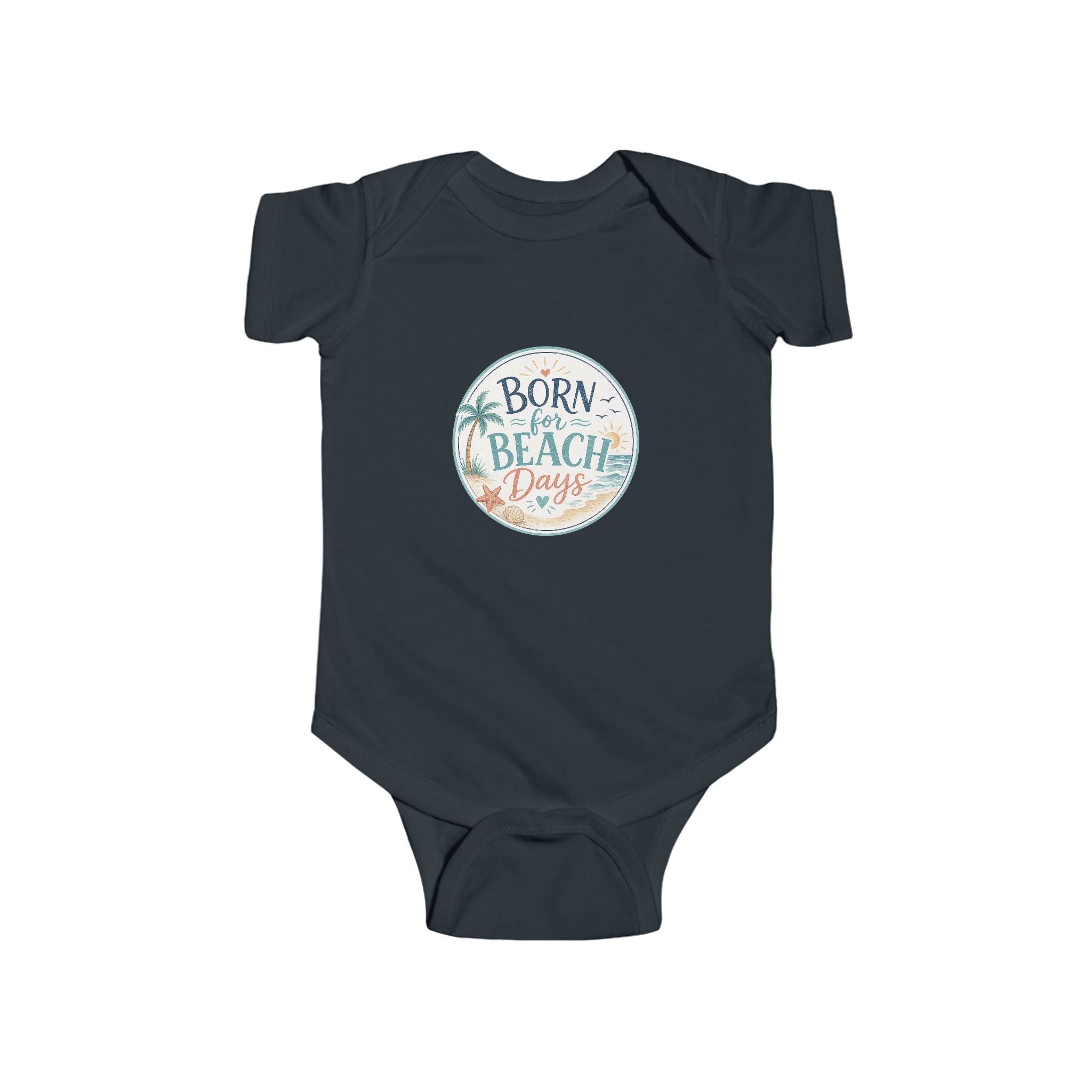Born for Beach Days Infant Bodysuit — Baby Beach Vacation Onesie