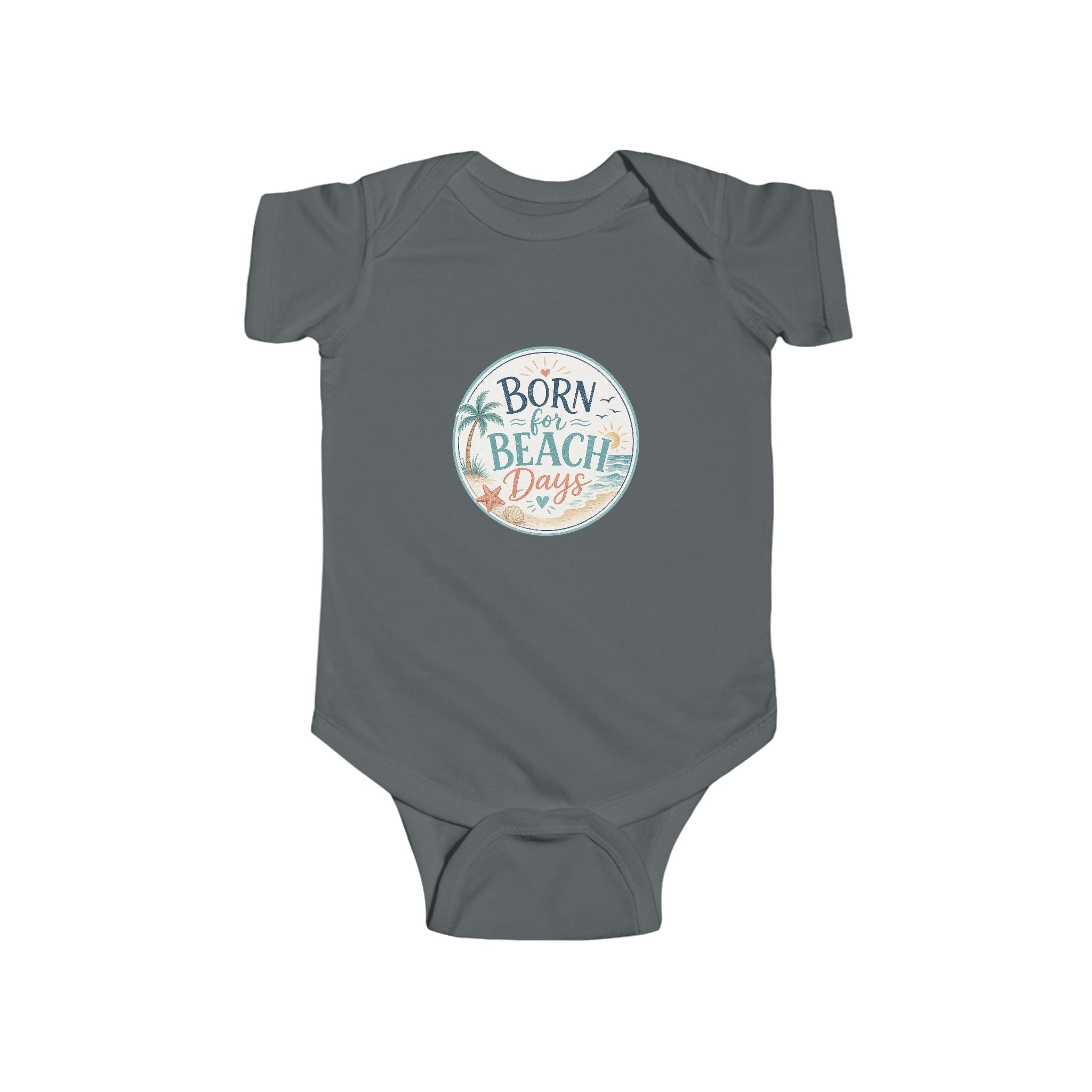 Born for Beach Days Infant Bodysuit — Baby Beach Vacation Onesie