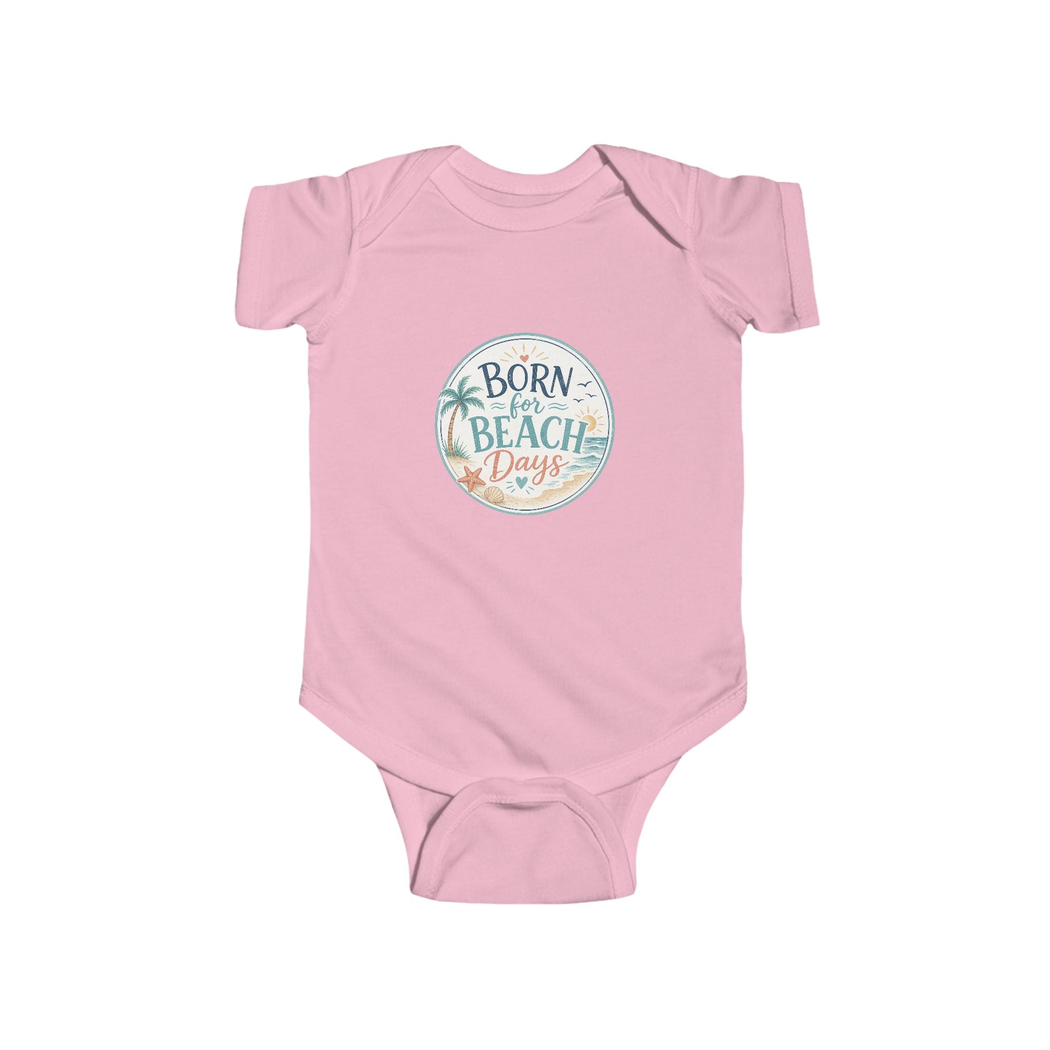 Born for Beach Days Infant Bodysuit — Baby Beach Vacation Onesie