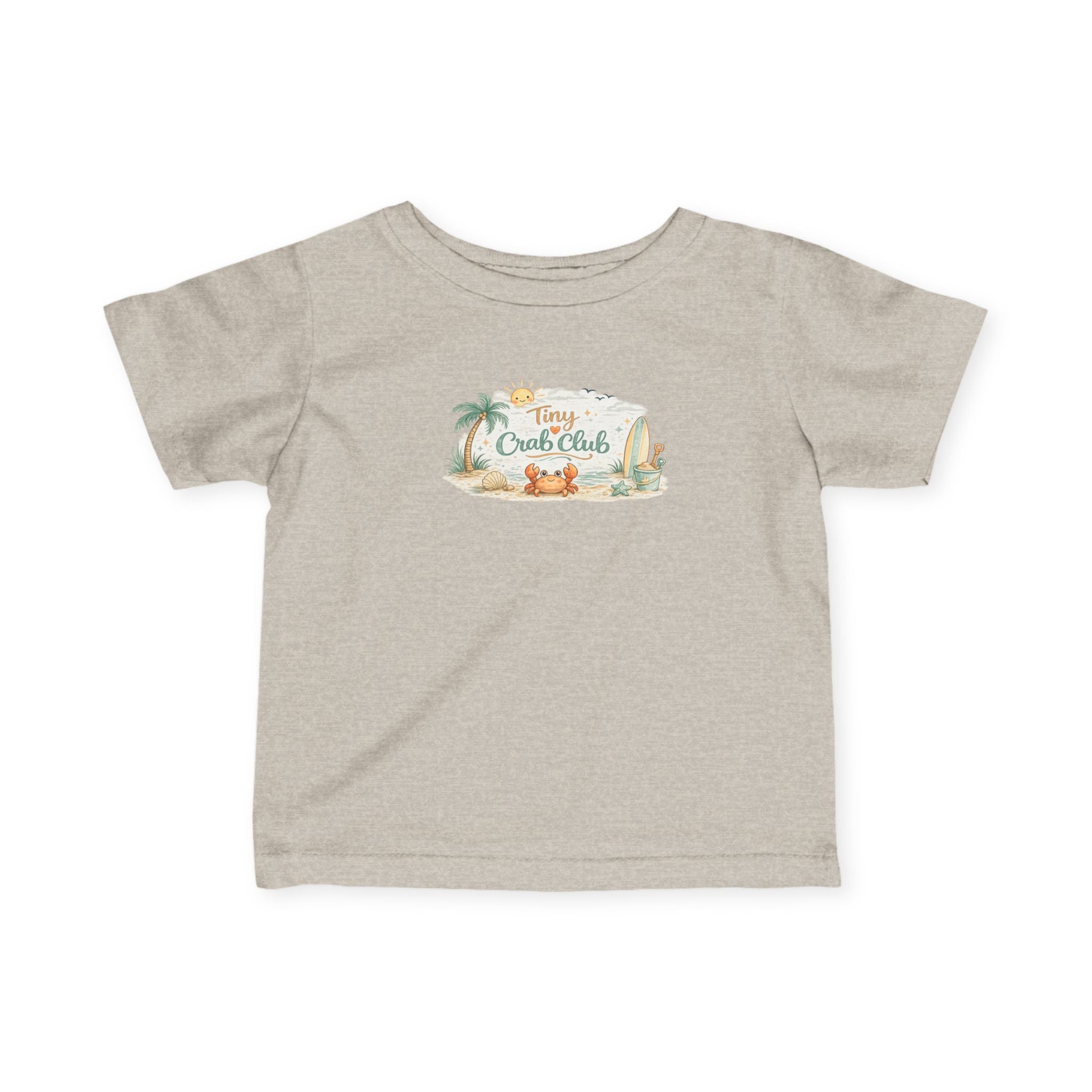 Infant Tee — Tiny Crab Club Beach Baby Shirt