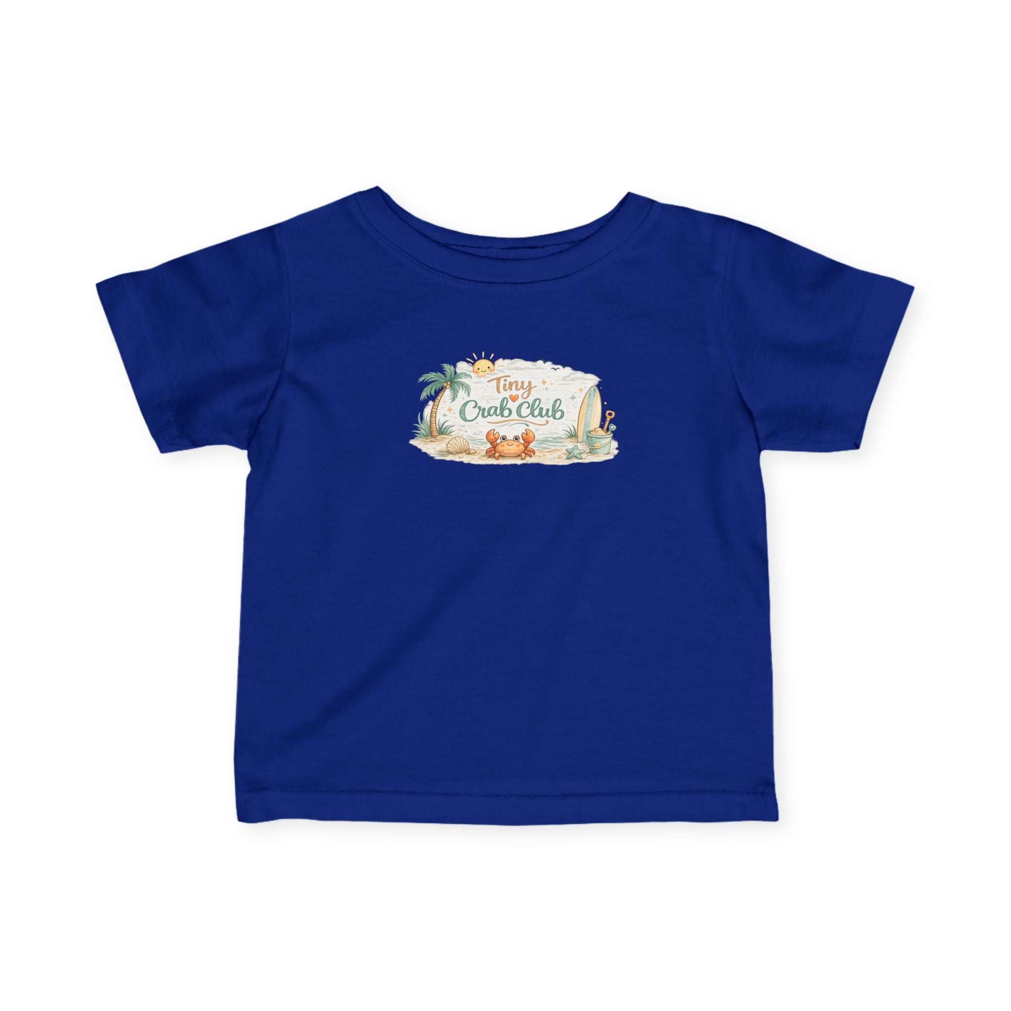 Infant Tee — Tiny Crab Club Beach Baby Shirt