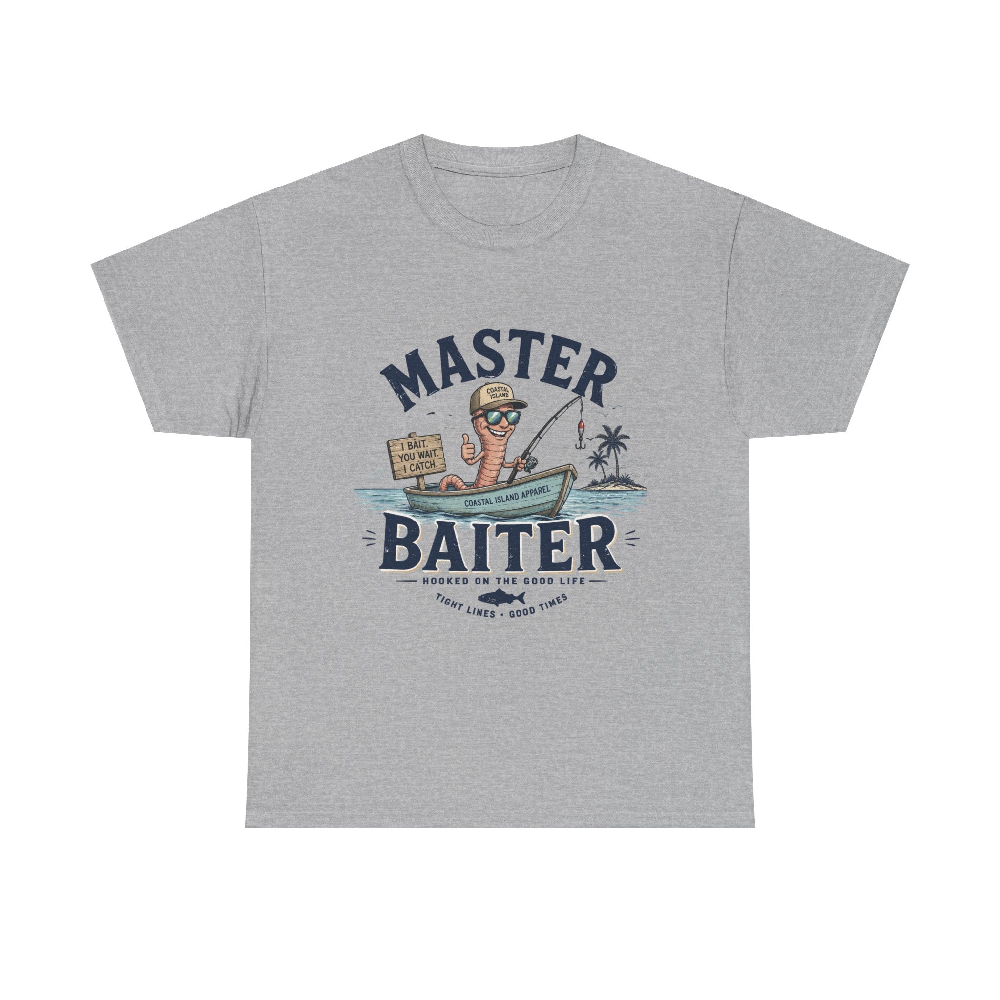 Master Baiter Fishing T-Shirt – Funny Fisherman Graphic Tee