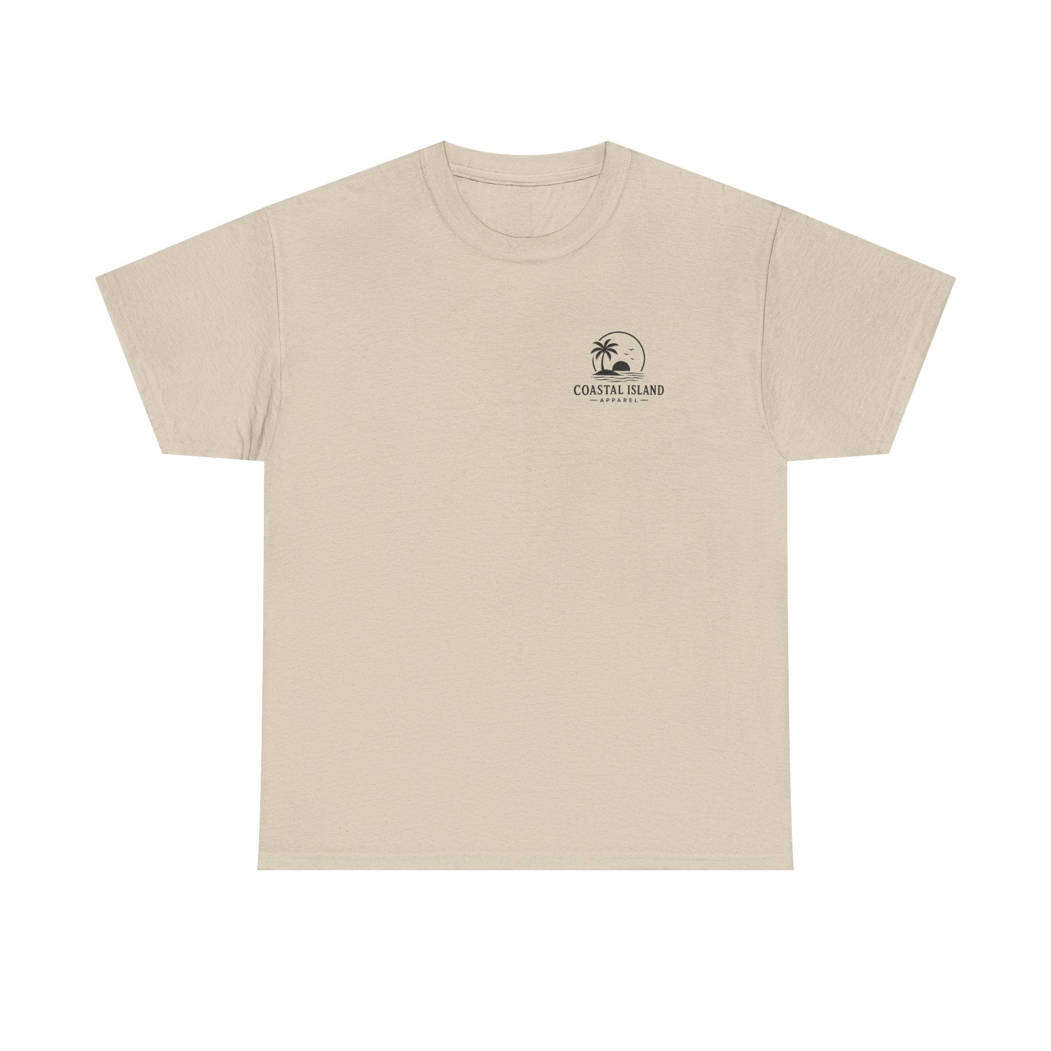 Coastal Vibes Tee — 'Coastal Island' Palm Logo T‑Shirt