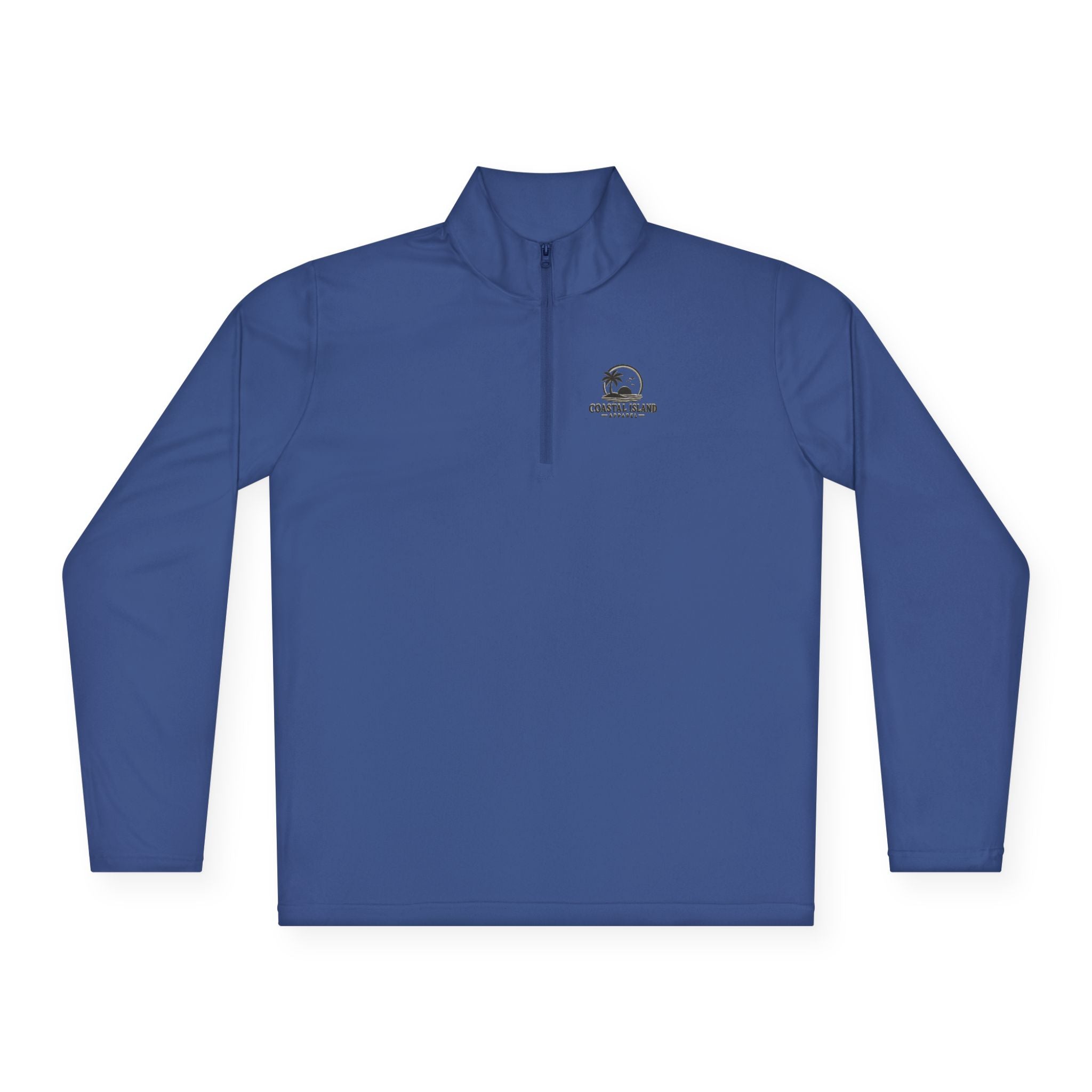 Retro Camper Logo Quarter-Zip Pullover | Small Chest Emblem