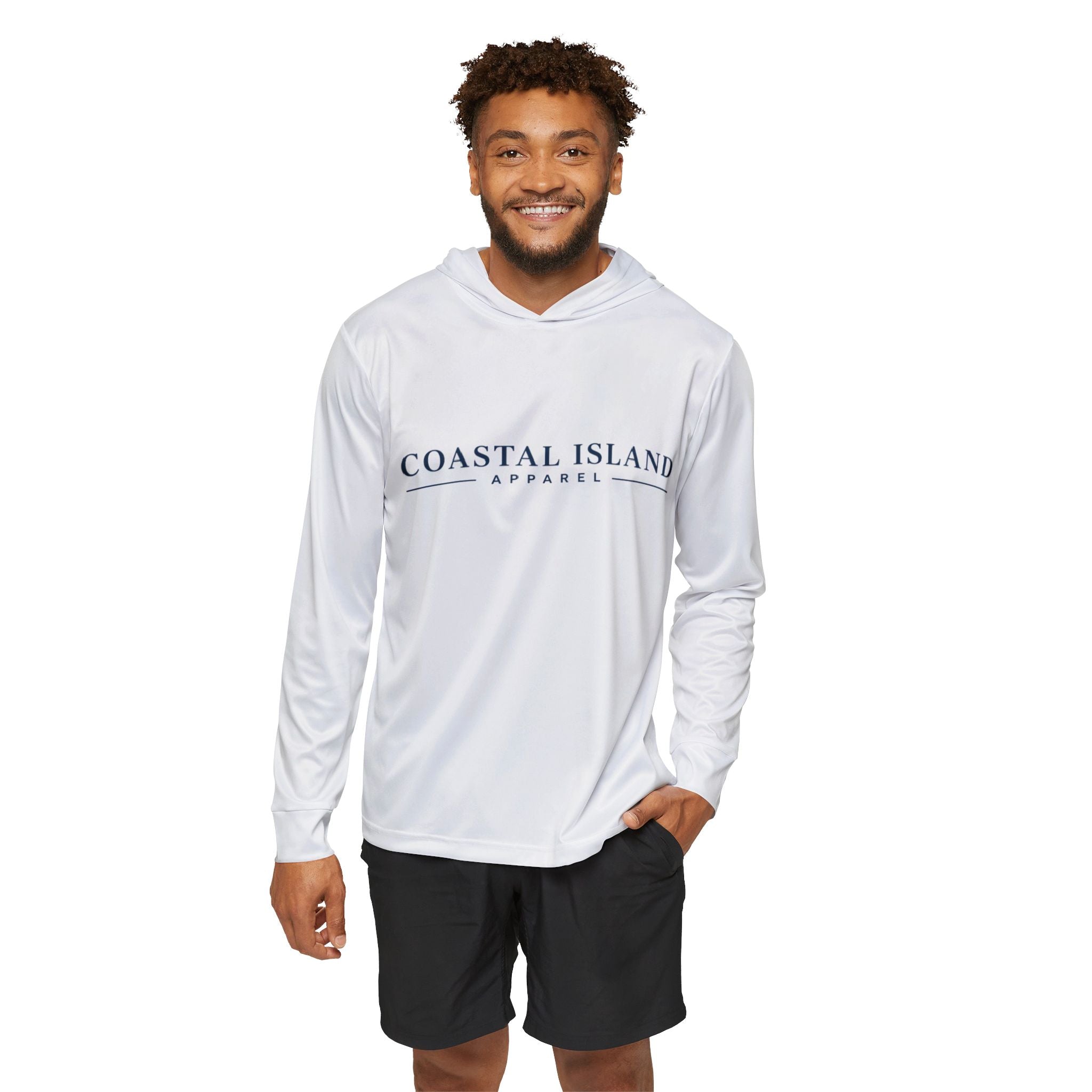 Coastal Island Apparel Performance Hoodie — Men's Lightweight Warmup Hoodie