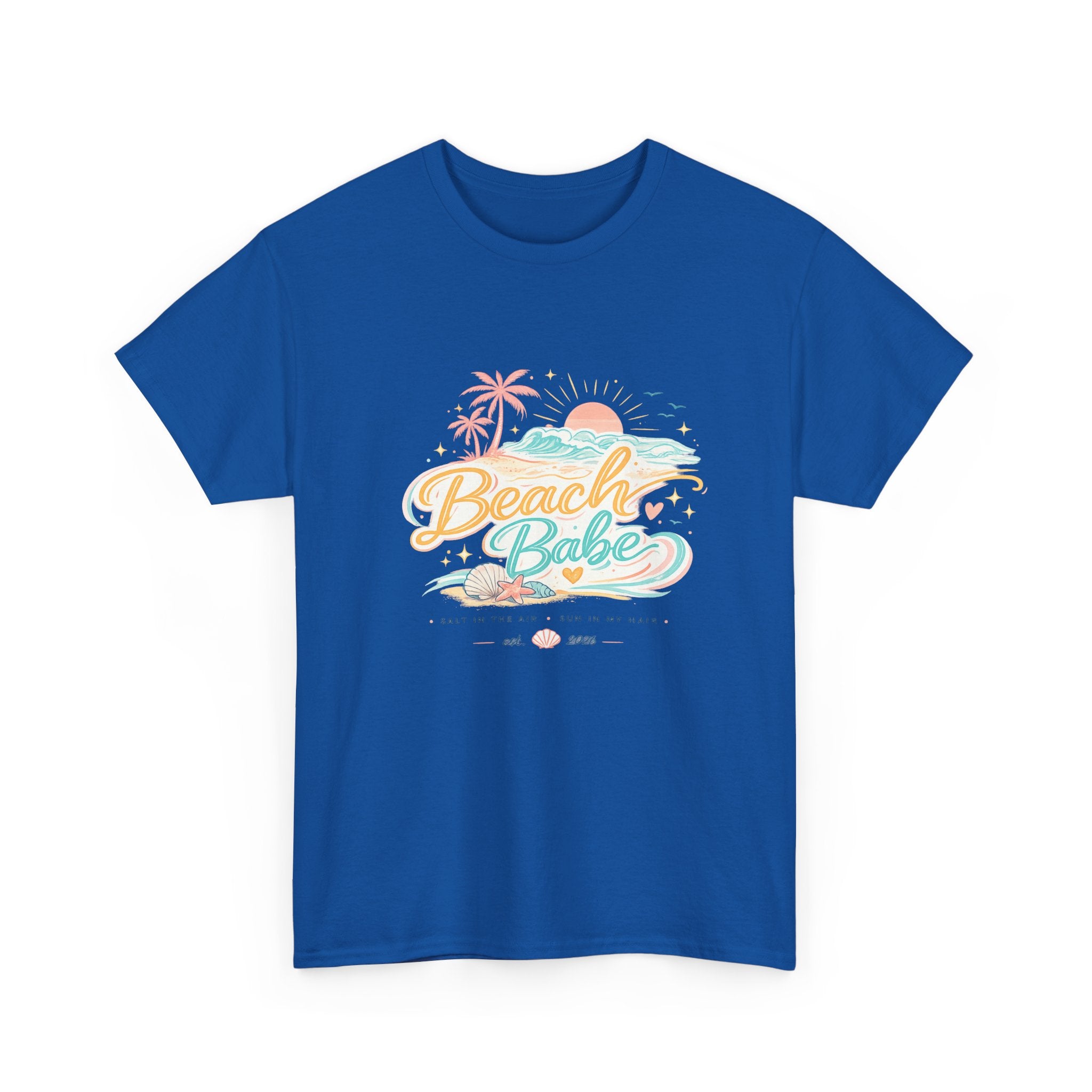 Beach Babe T-Shirt — Pastel Tropical Summer Tee