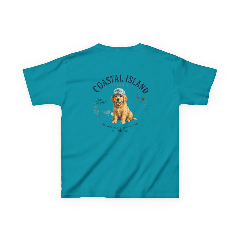 Kids T-Shirt — Coastal Island Puppies Graphic Tee