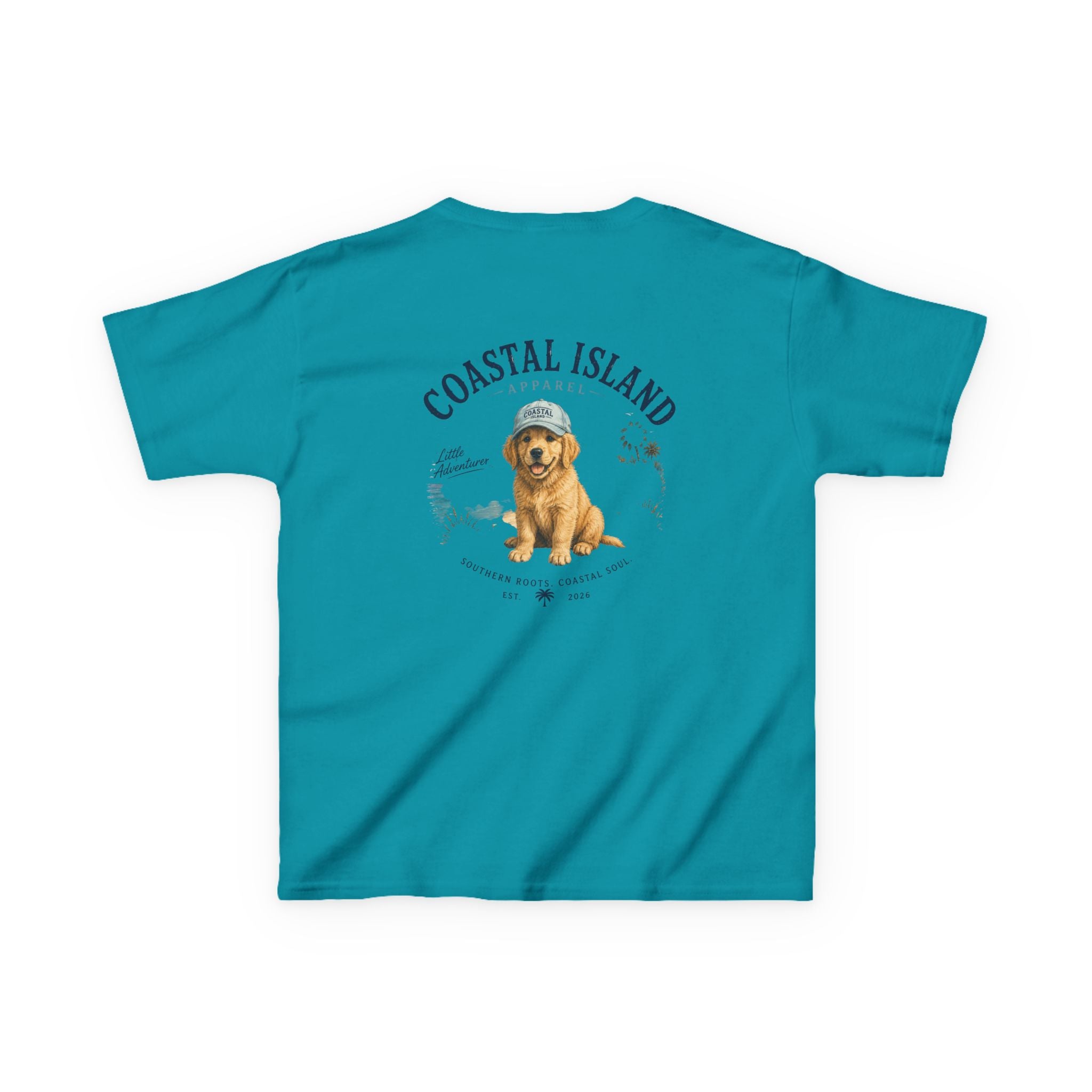 Kids T-Shirt — Coastal Island Puppies Graphic Tee