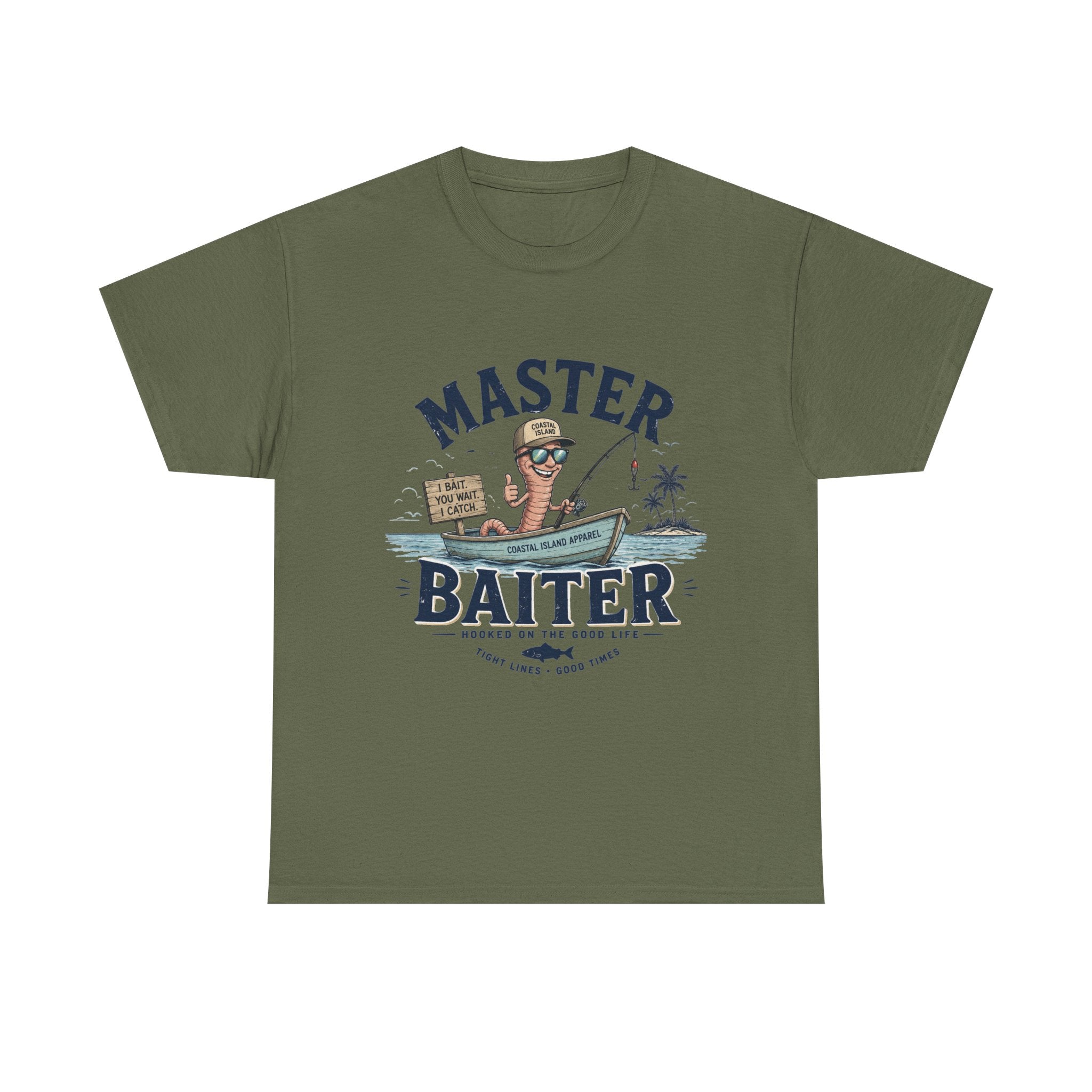 Master Baiter Fishing T-Shirt – Funny Fisherman Graphic Tee