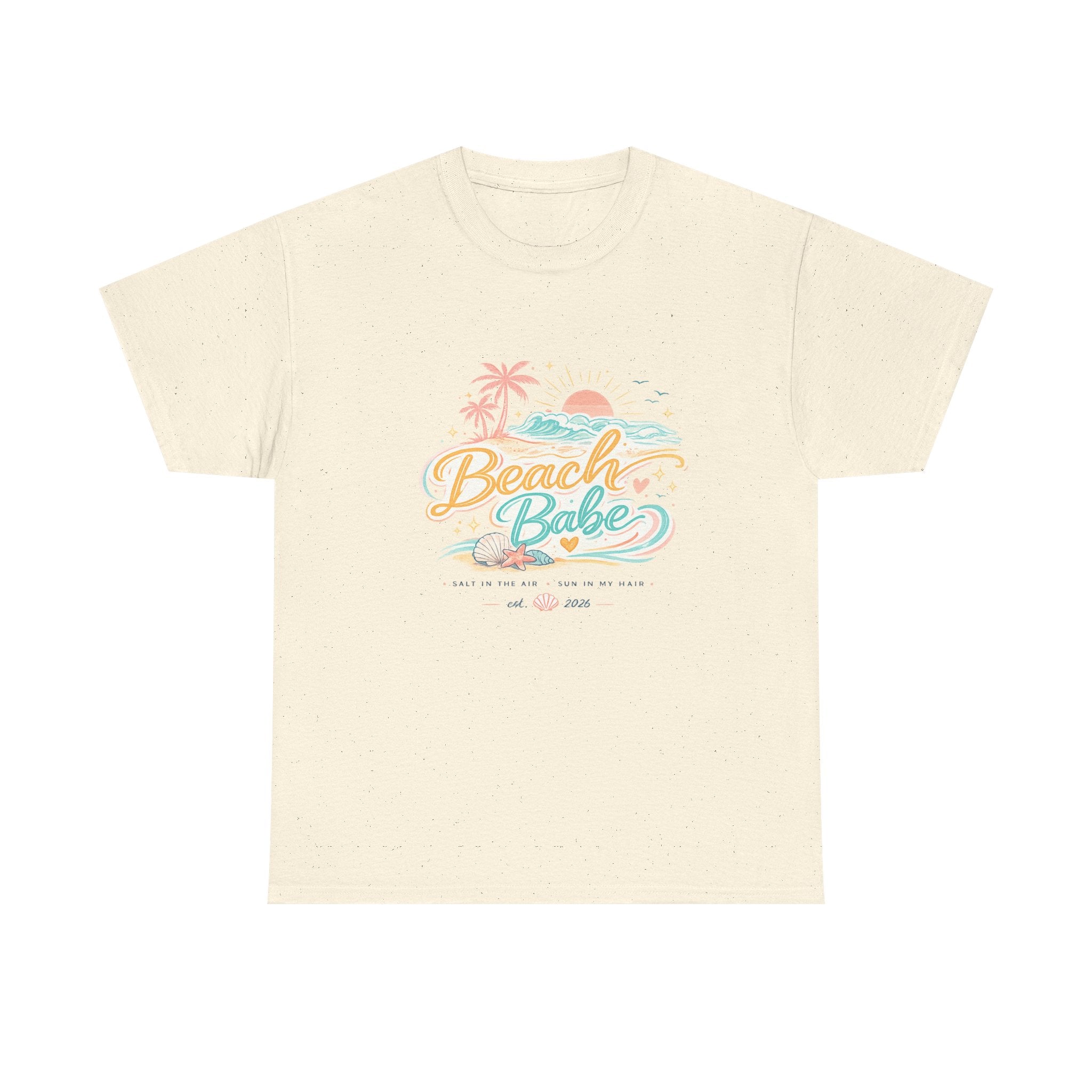 Beach Babe T-Shirt — Pastel Tropical Summer Tee
