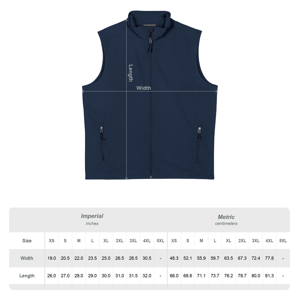 Embroidered Golf Icon Soft Shell Vest