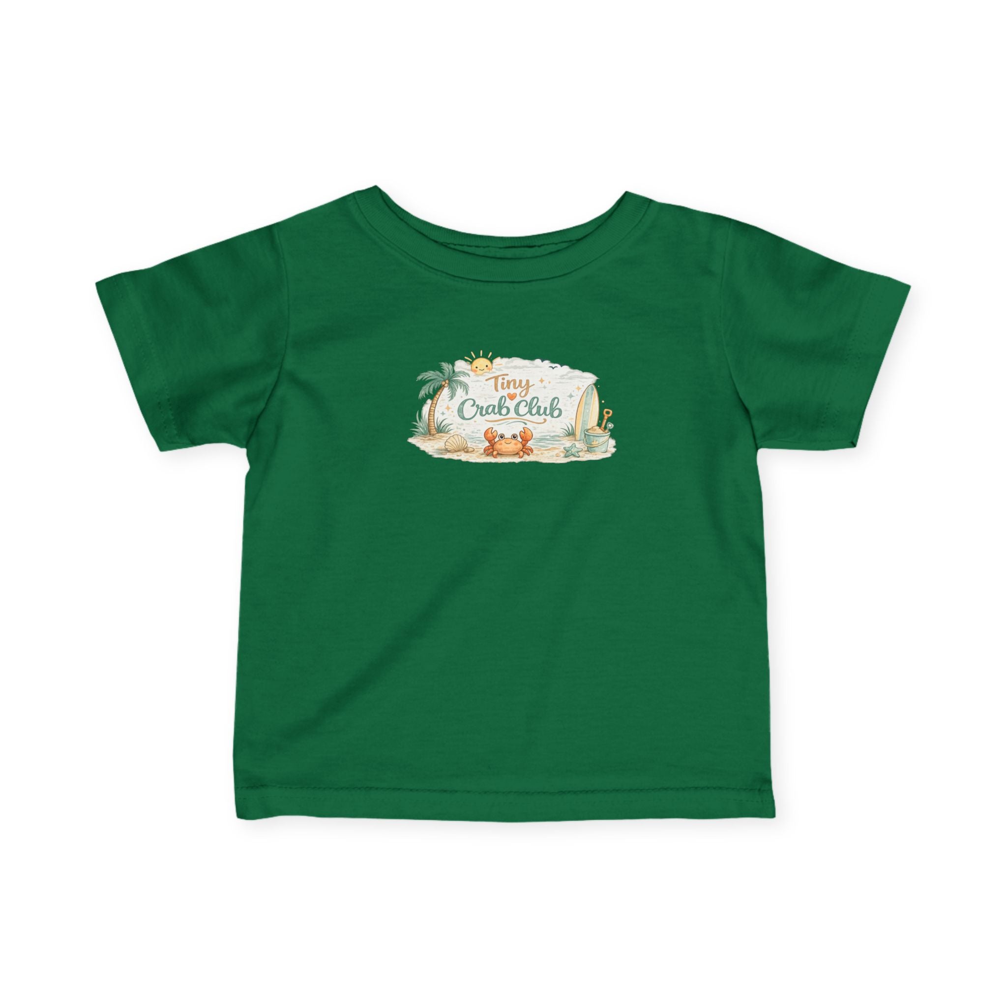 Infant Tee — Tiny Crab Club Beach Baby Shirt