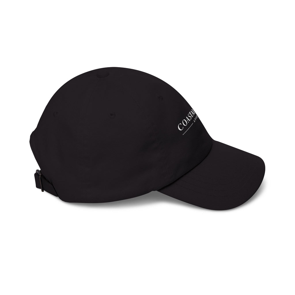 Coastal Island Apparel embroidered logo Dad Cap | white baseball hat