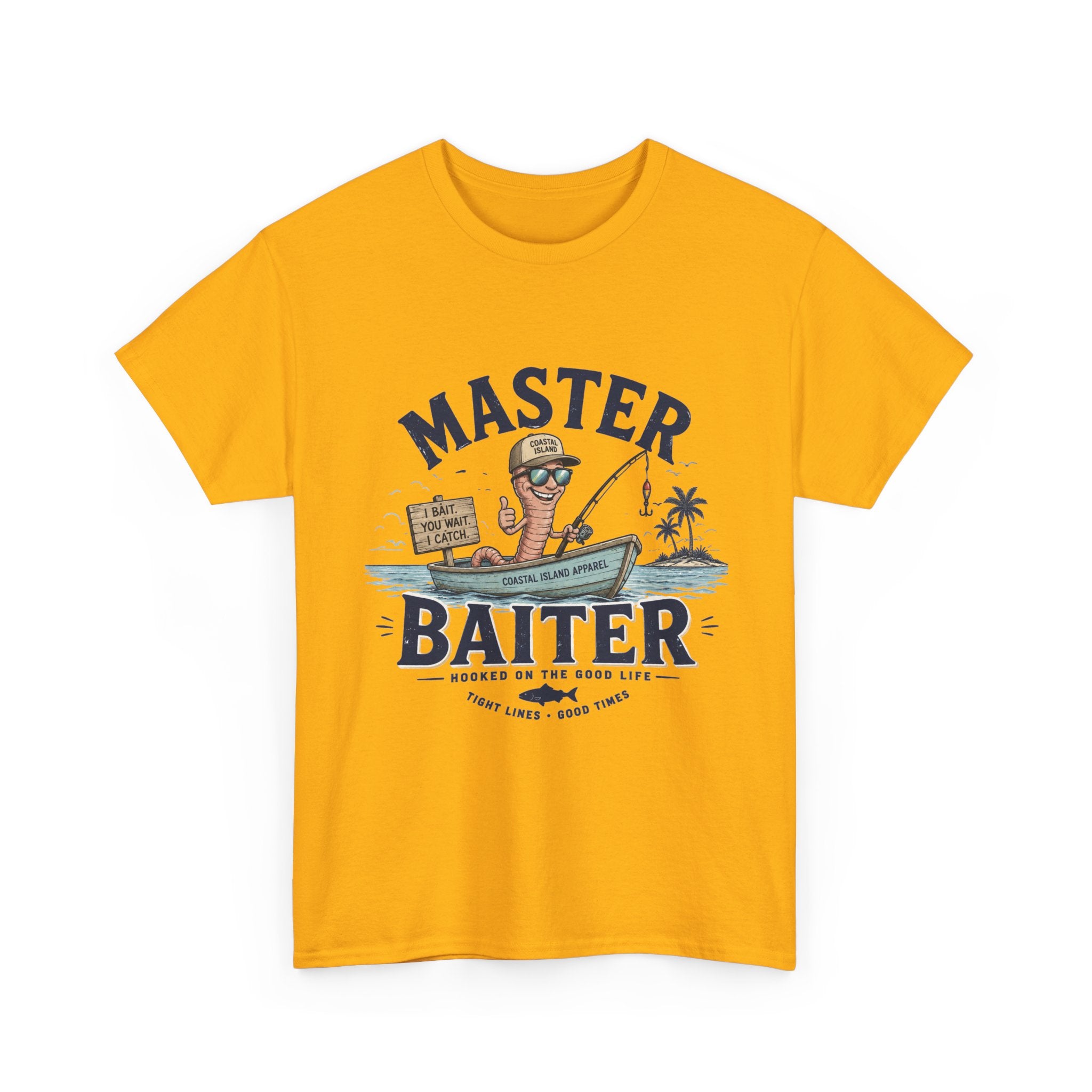 Master Baiter Fishing T-Shirt – Funny Fisherman Graphic Tee