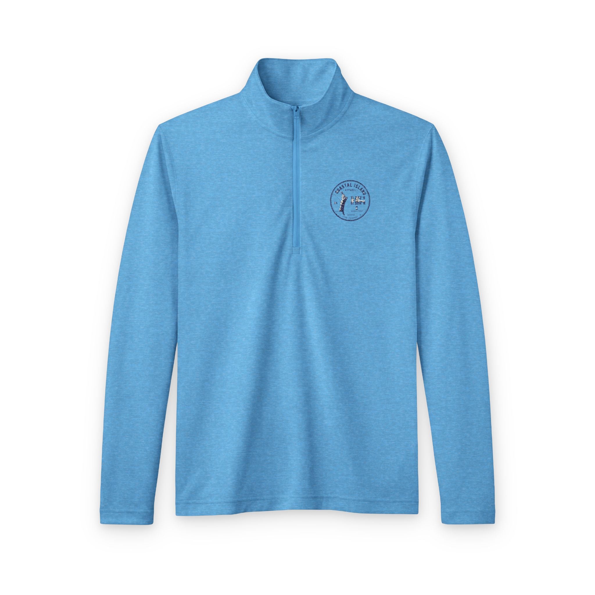 Men's Quarter-Zip Pullover — Compass Logo Performance Top