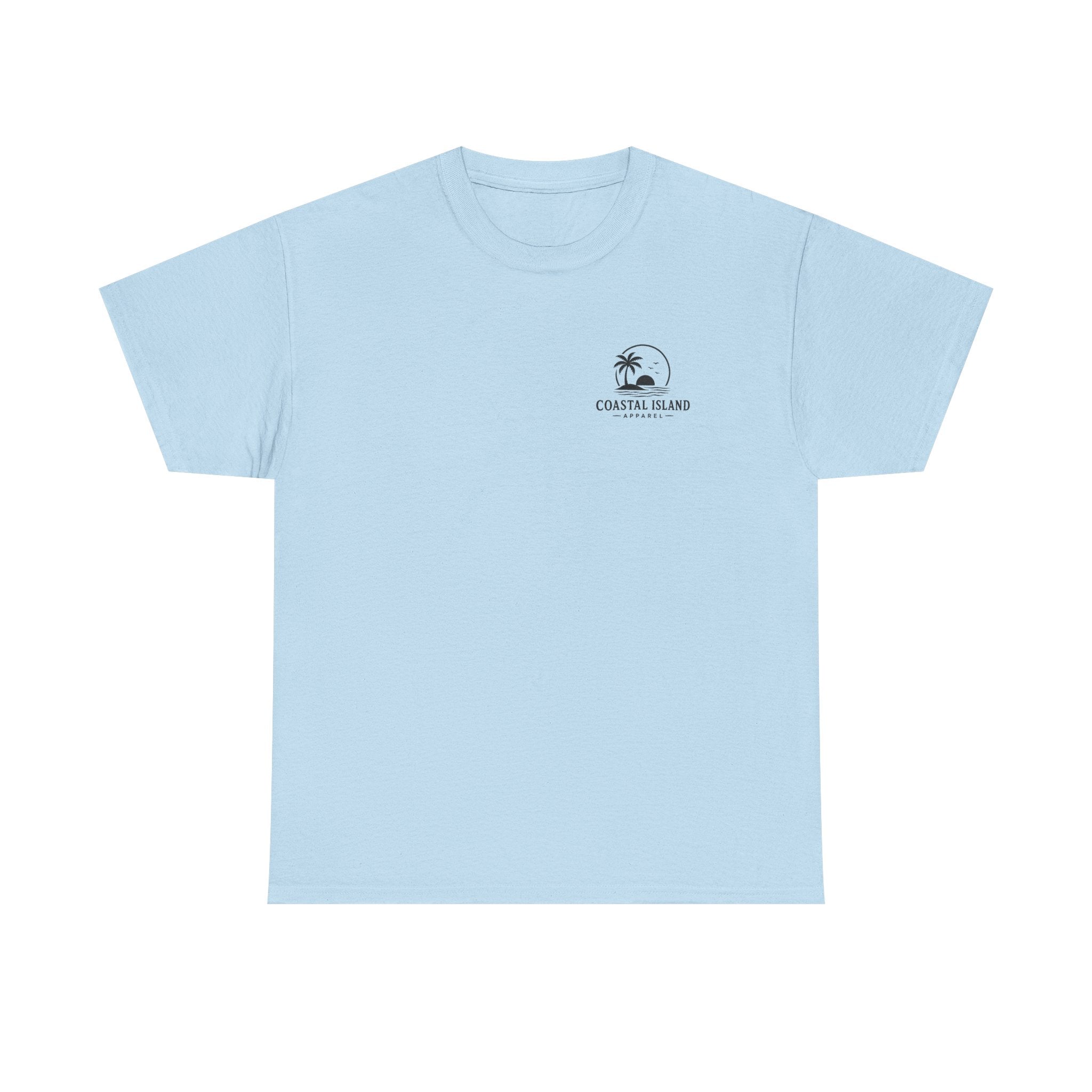 Coastal Vibes Tee — 'Coastal Island' Palm Logo T‑Shirt