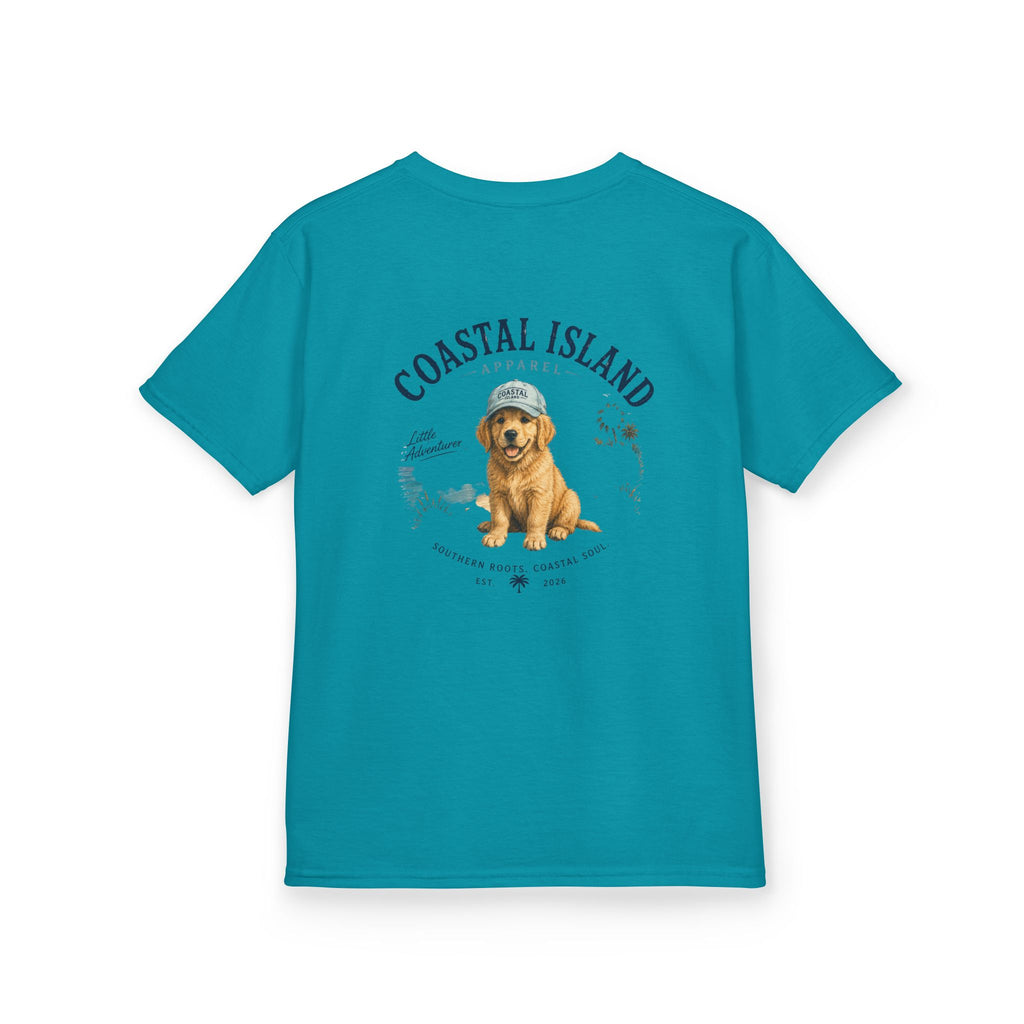 Kids T-Shirt — Coastal Island Puppies Graphic Tee