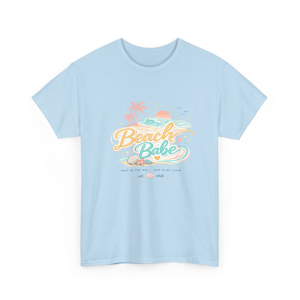 Beach Babe T-Shirt — Pastel Tropical Summer Tee